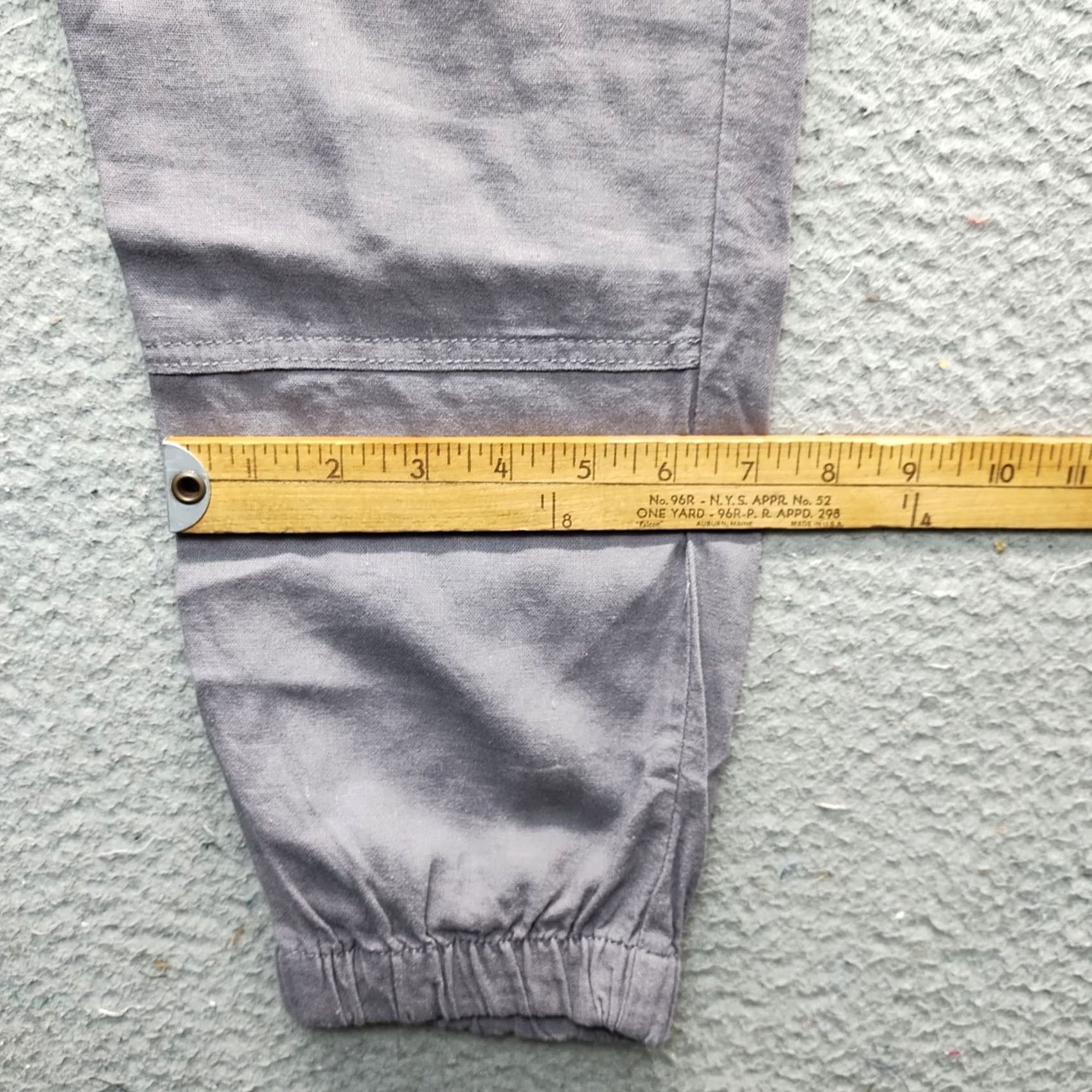 Calvin Klein Calvin Klein Womens Jogger Pants 6 Gray Elastic Drawstring Tapered Leg Pants Size 28" / US 6 / IT 42 - 6 Thumbnail