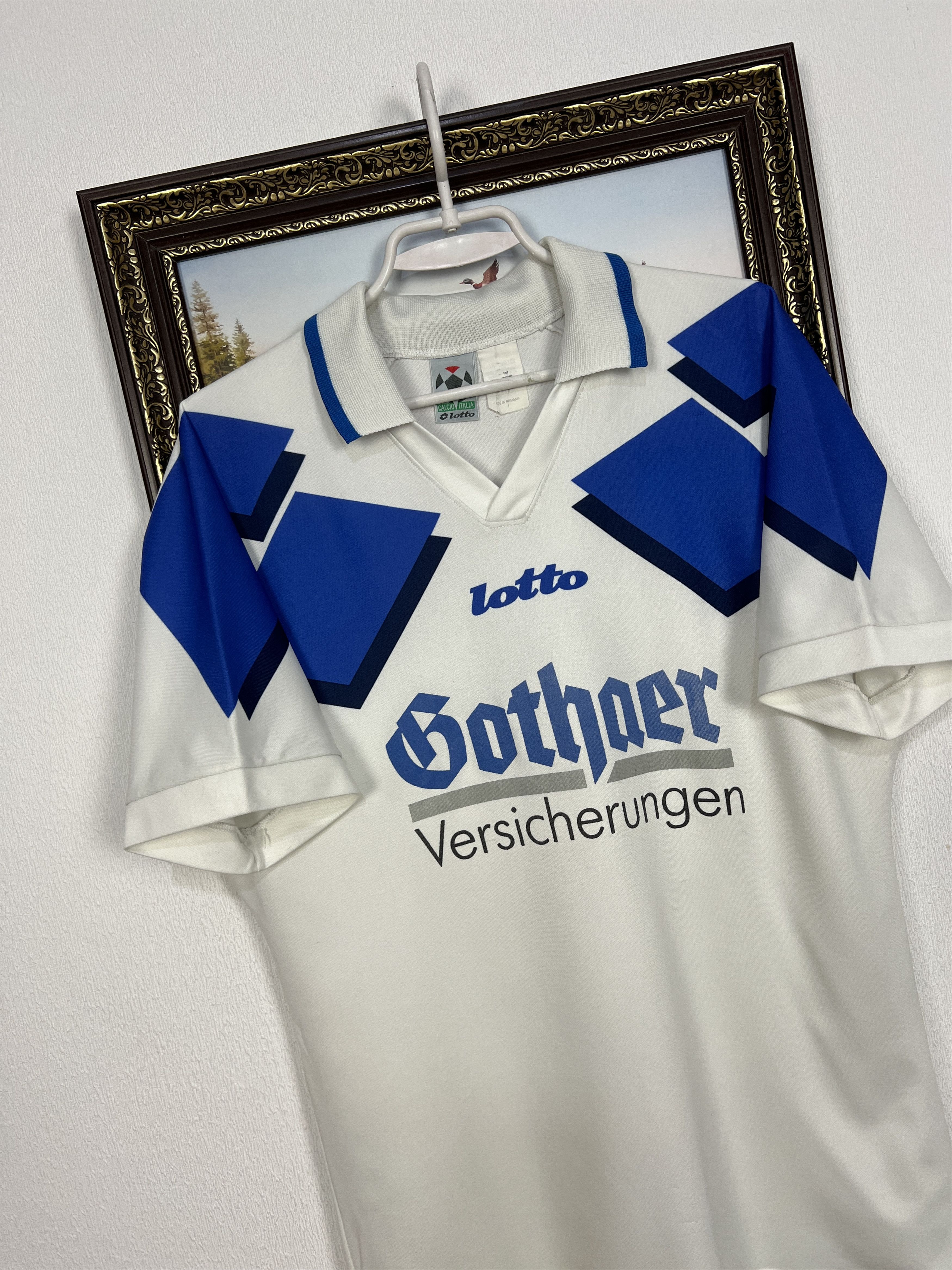 Lotto Sport Wuppertaler SV Home football shirt 1995 Soccer Lotto Jersey Size US L / EU 52-54 / 3 - 4 Thumbnail