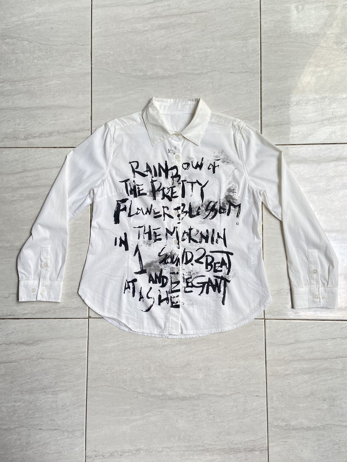 Japanese Brand 205 Zero White Shirt