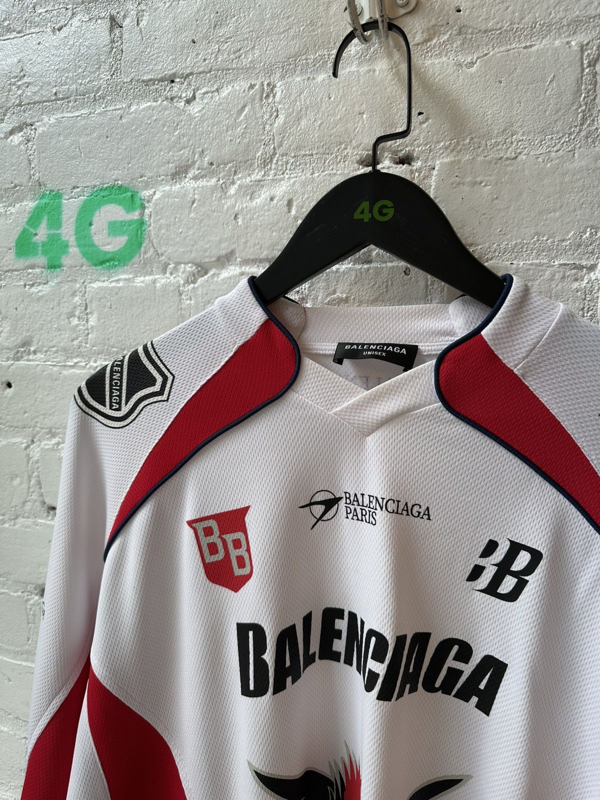 Balenciaga BALENCIAGA NEW SEASON HOCKEY JERSEY Size US S / EU 44-46 / 1 - 3 Thumbnail