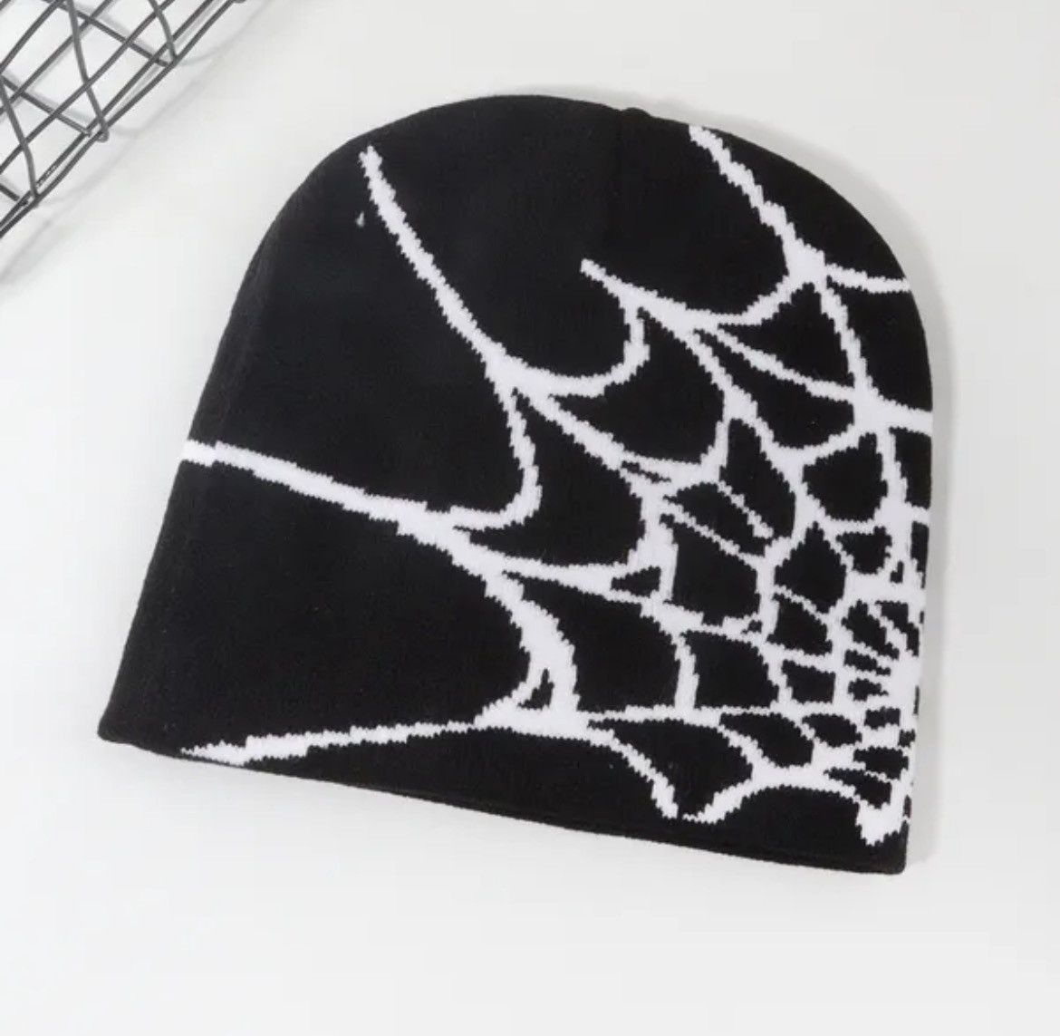 Other Spider Web Y2K Beanie Size ONE SIZE - 4 Thumbnail