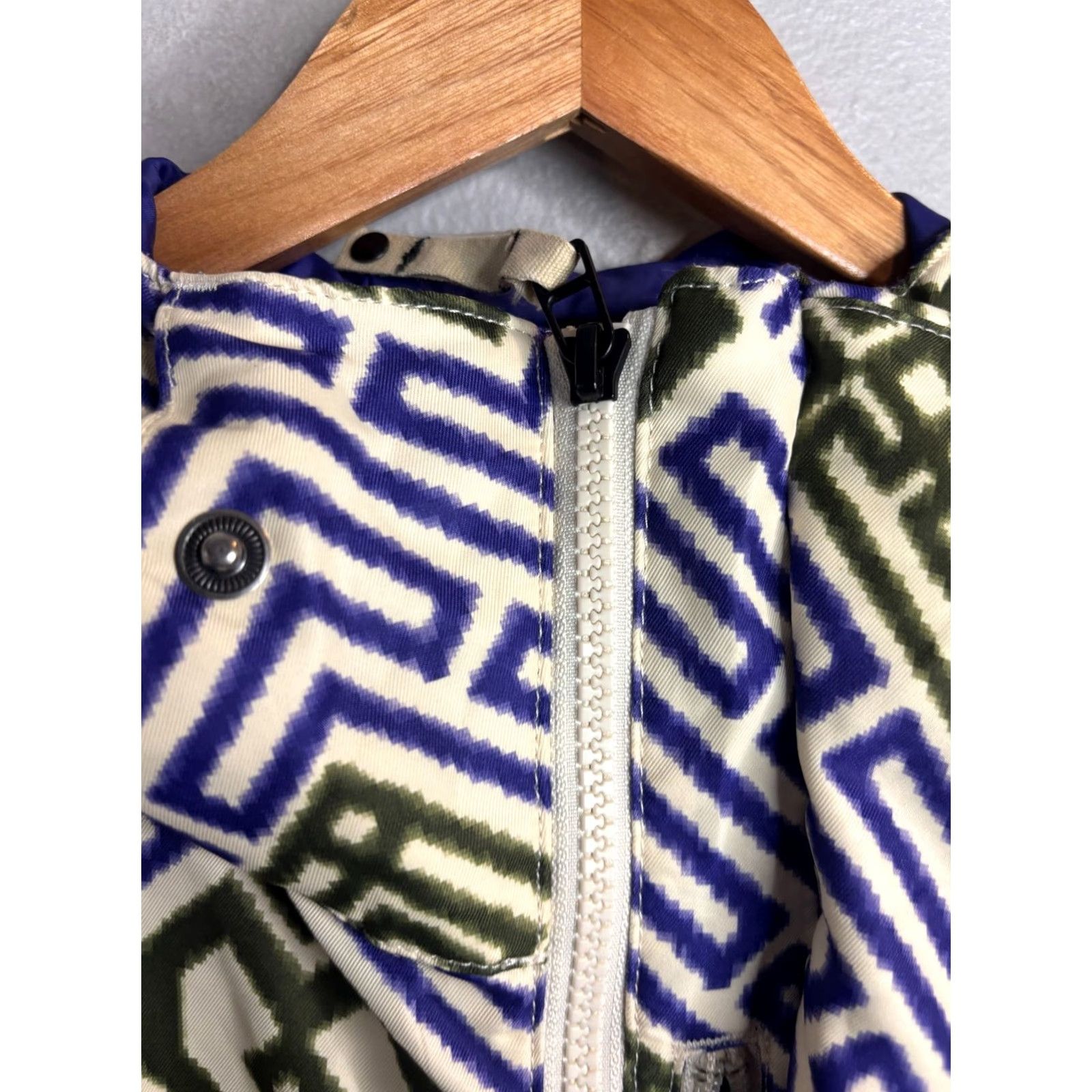 Burton Burton DryRide Womens Jacket L Purple Insulated Hooded Faux Fur Snowboard Coat - Regular Fit, Snow Ski, Casual Travel, White Pattern? Size L / US 10 / IT 46 - 3 Thumbnail