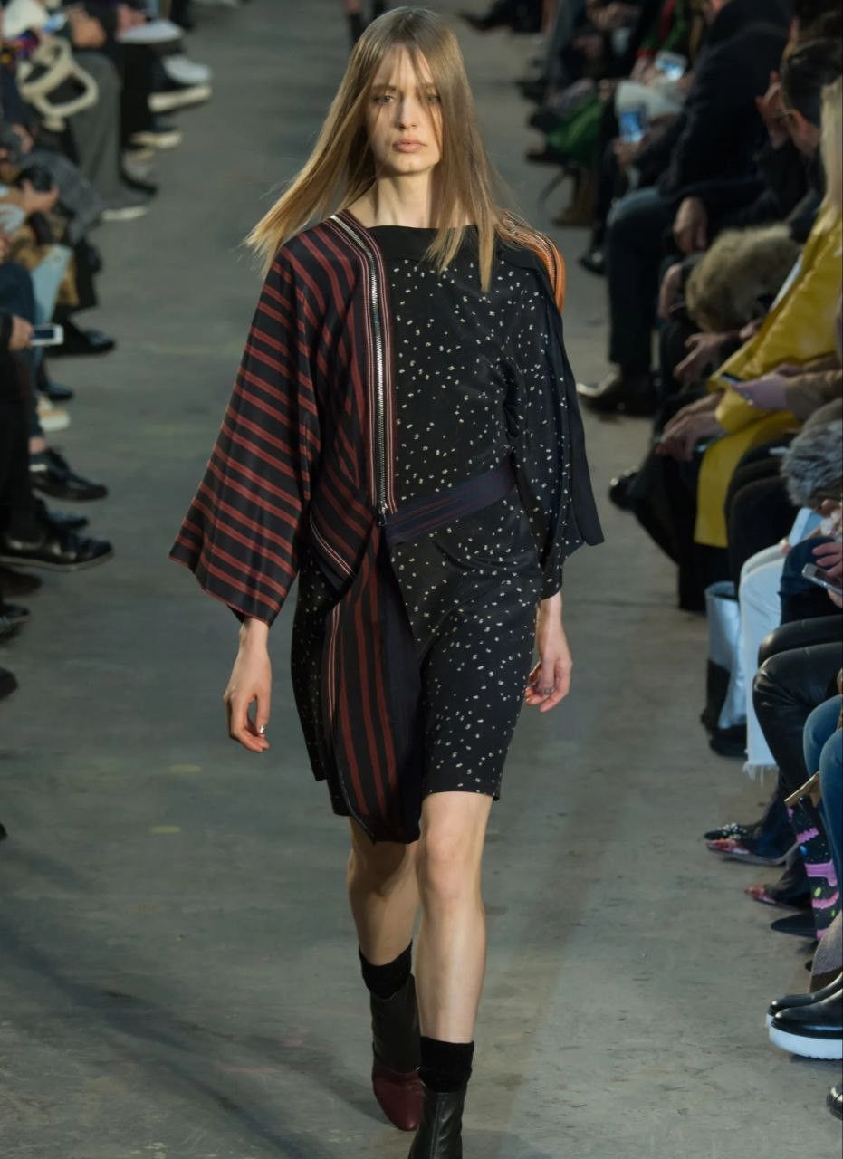 3.1 Phillip Lim 2016 Runway Phillip Lim Reconstructed Silk DressRobeKimono Size XS / US 0-2 / IT 36-38 - 1 Thumbnail
