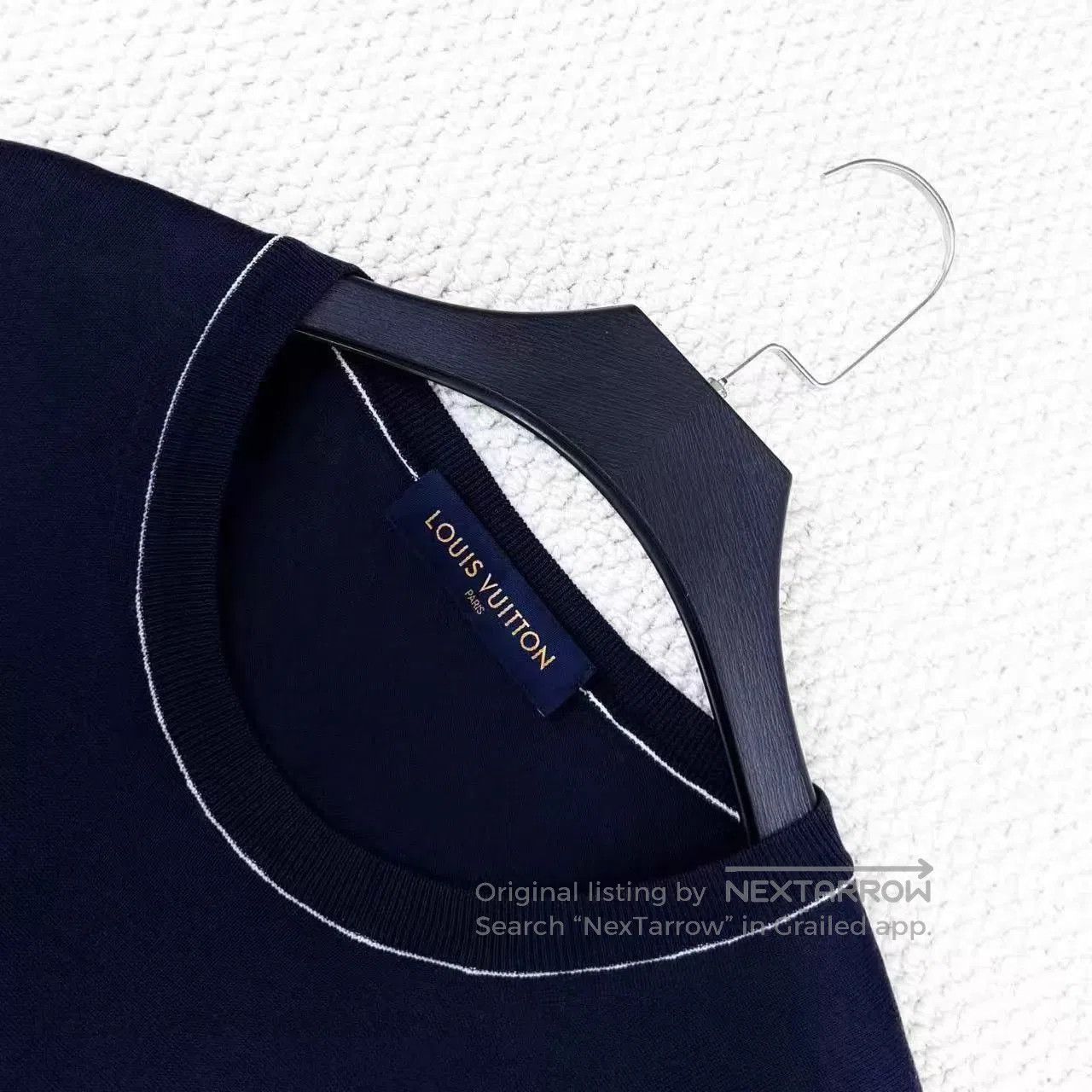 Louis Vuitton Blue Long Sleeve Crewneck Top. Size US XL / EU 56 / 4 - 3 Thumbnail