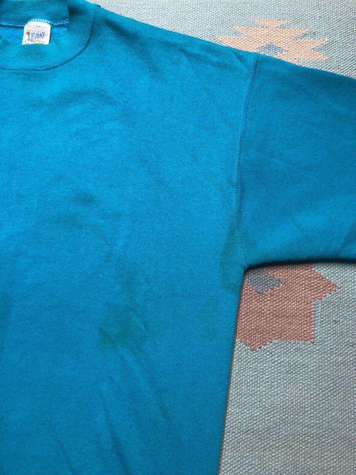 Vintage Vtg 90s crewneck sweatshirt blank plain pullover adult XL Size US XL / EU 56 / 4 - 2 Thumbnail