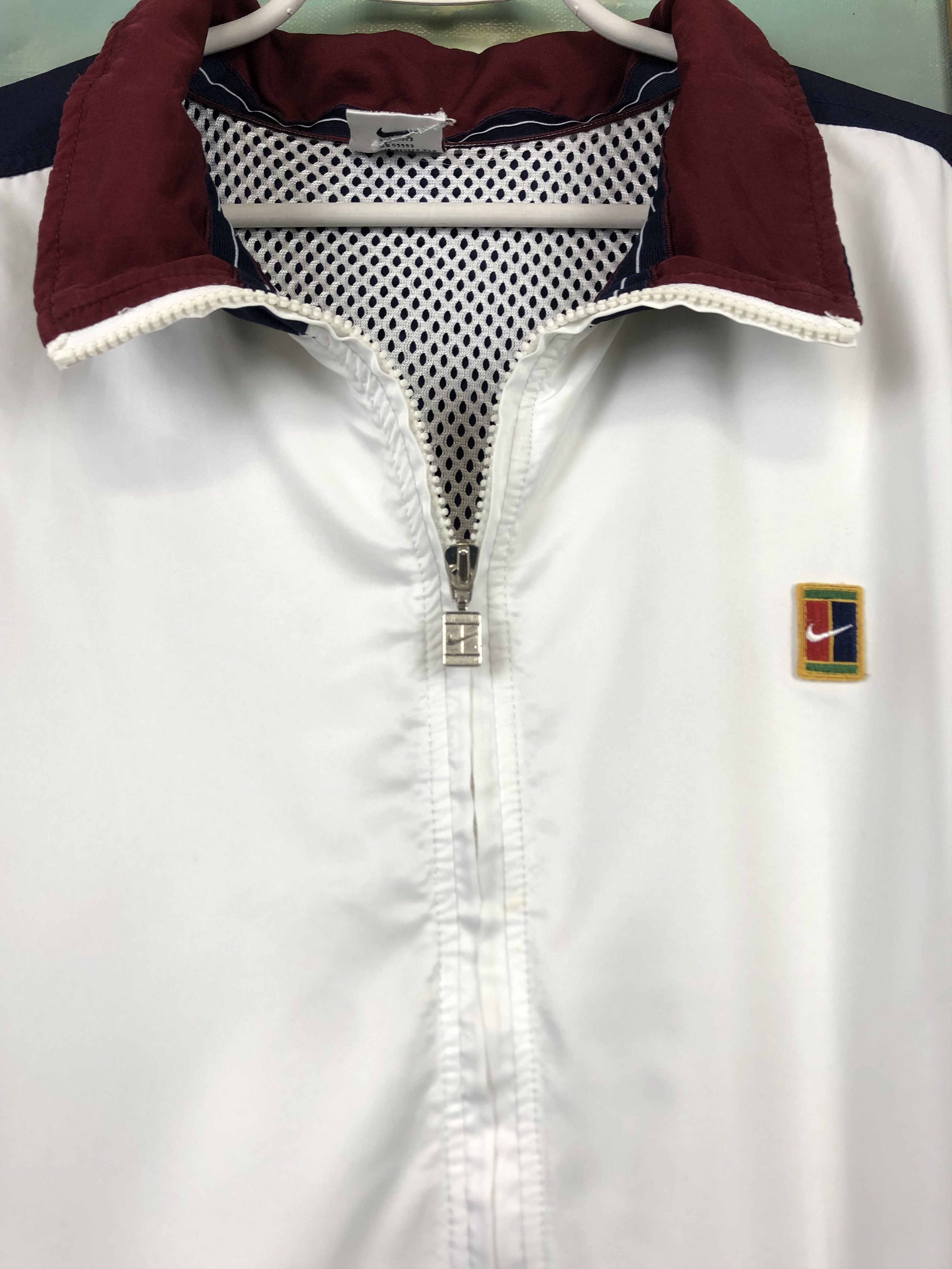 Nike Vintage Nike Court Track Top Jacket Agassi Rare Swoosh Size US XL / EU 56 / 4 - 6 Thumbnail