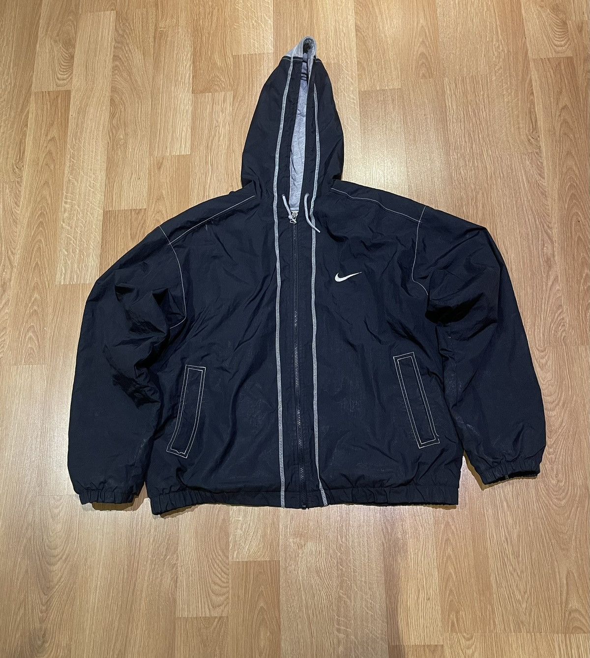 Vintage Vintage Nike Windbreaker Size US XL / EU 56 / 4 - 2 Thumbnail