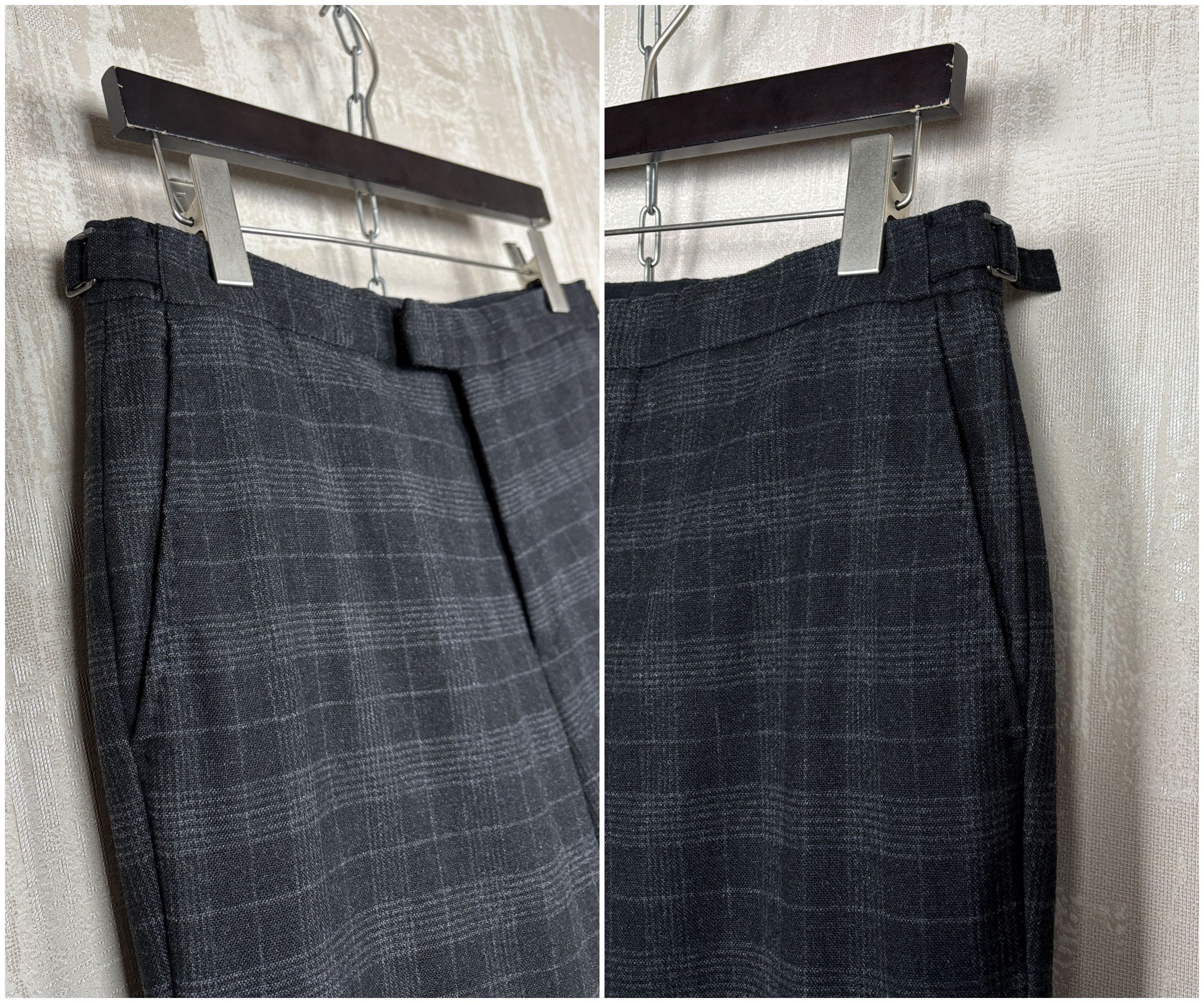 Reiss Reiss Rodney Plaid Wool Blend Pants Check Trousers 34 inch Size US 34 / EU 50 - 10 Thumbnail