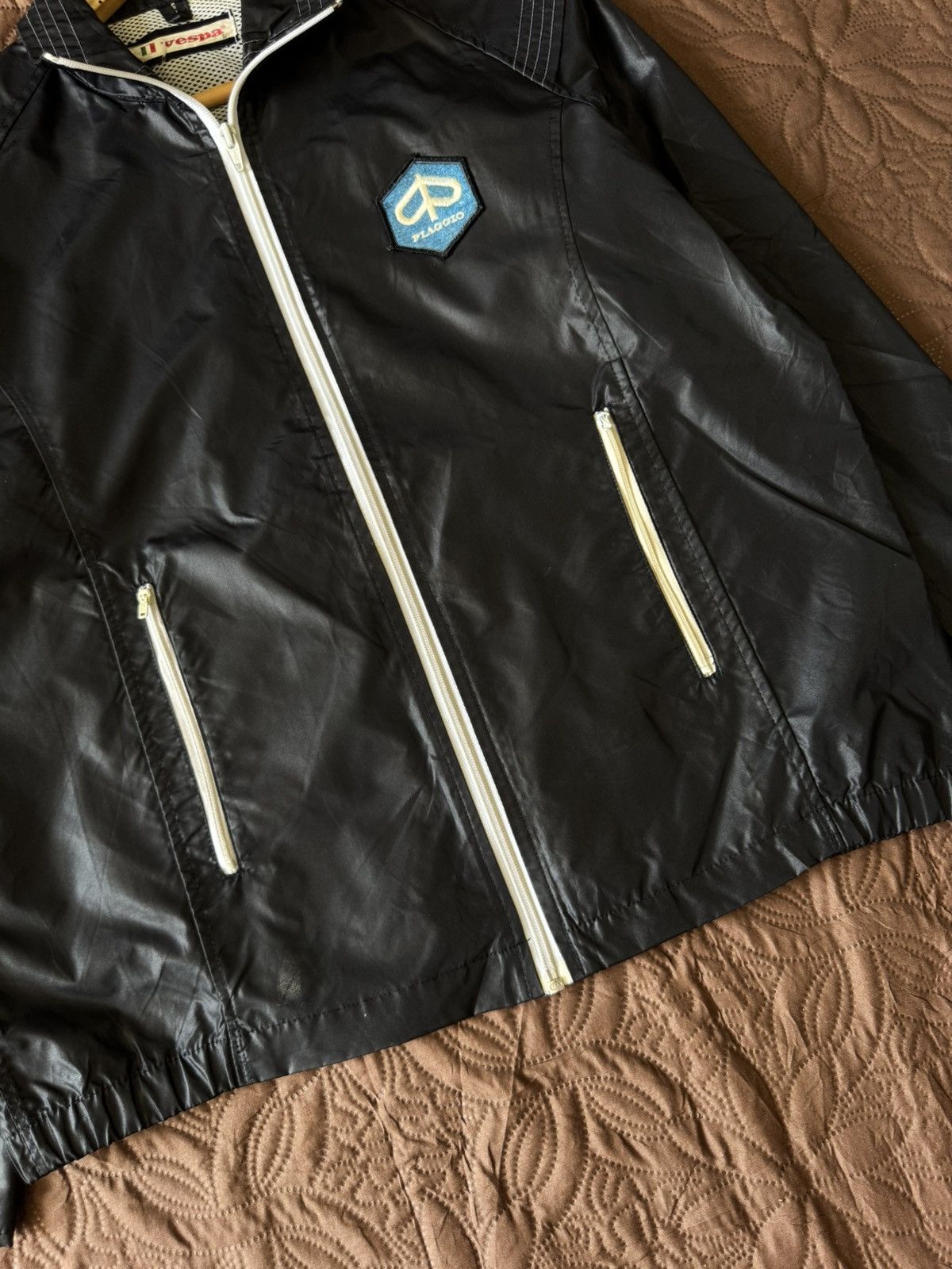 If Six Was Nine VINTAGE 90s VESPA LIGHT JACKET WINDBREAKER Size US M / EU 48-50 / 2 - 3 Thumbnail