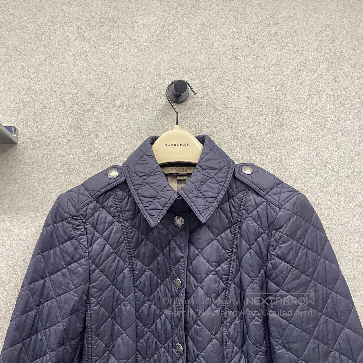 Burberry Burberry Quilted Navy Coat XS. Size XS / US 0-2 / IT 36-38 - 4 Thumbnail