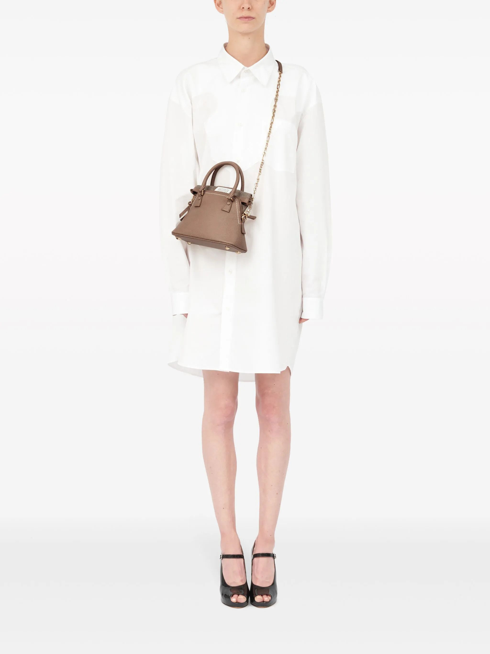 Maison Margiela oc11z0325 Size: OS / Micro Classique Tote Bag in Sand Beige Size ONE SIZE - 2 Thumbnail