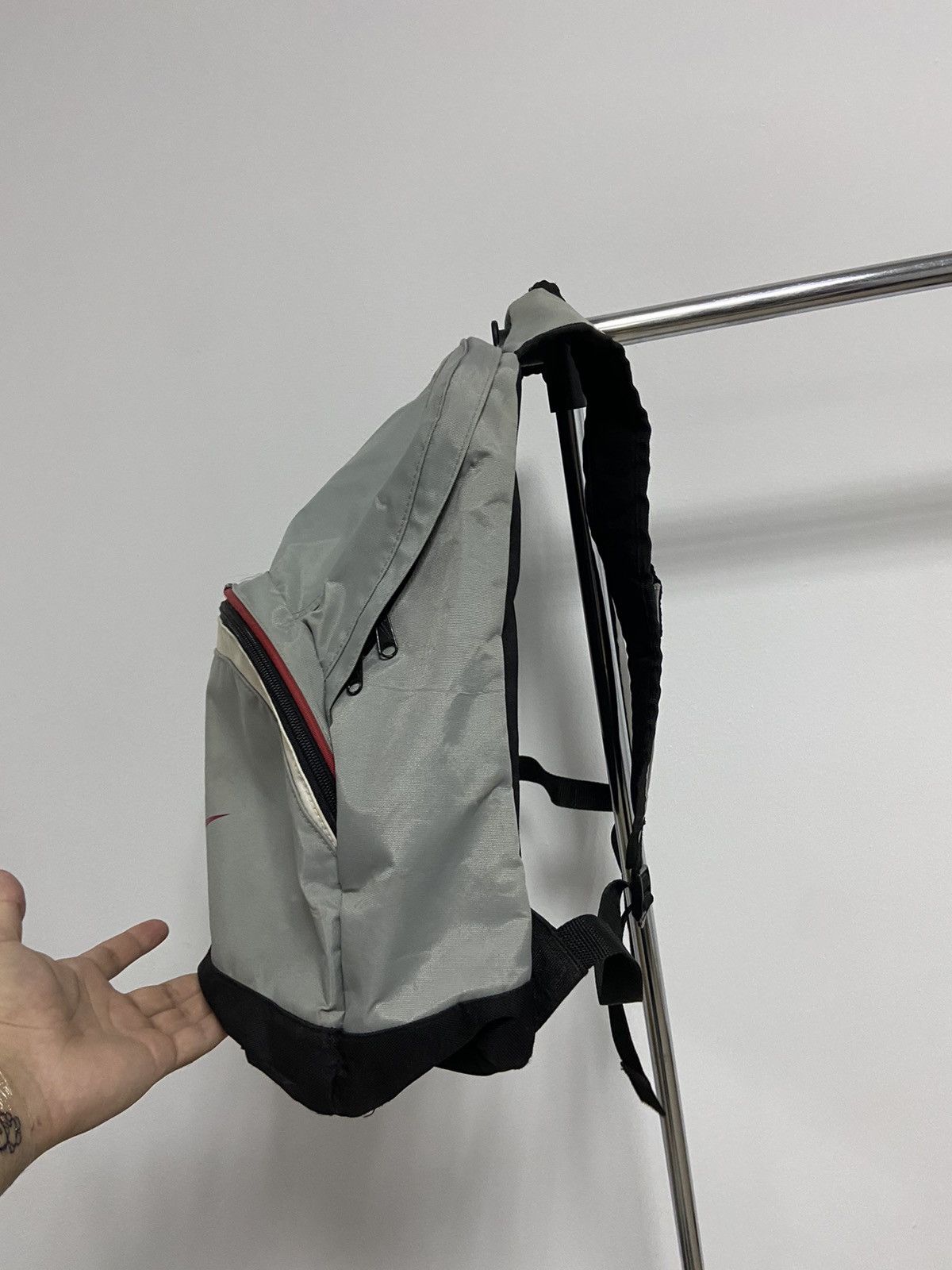 Nike × Vintage Nike Backpack Bag Vintage Big Swoosh Logo 90s Style Size ONE SIZE - 2 Thumbnail