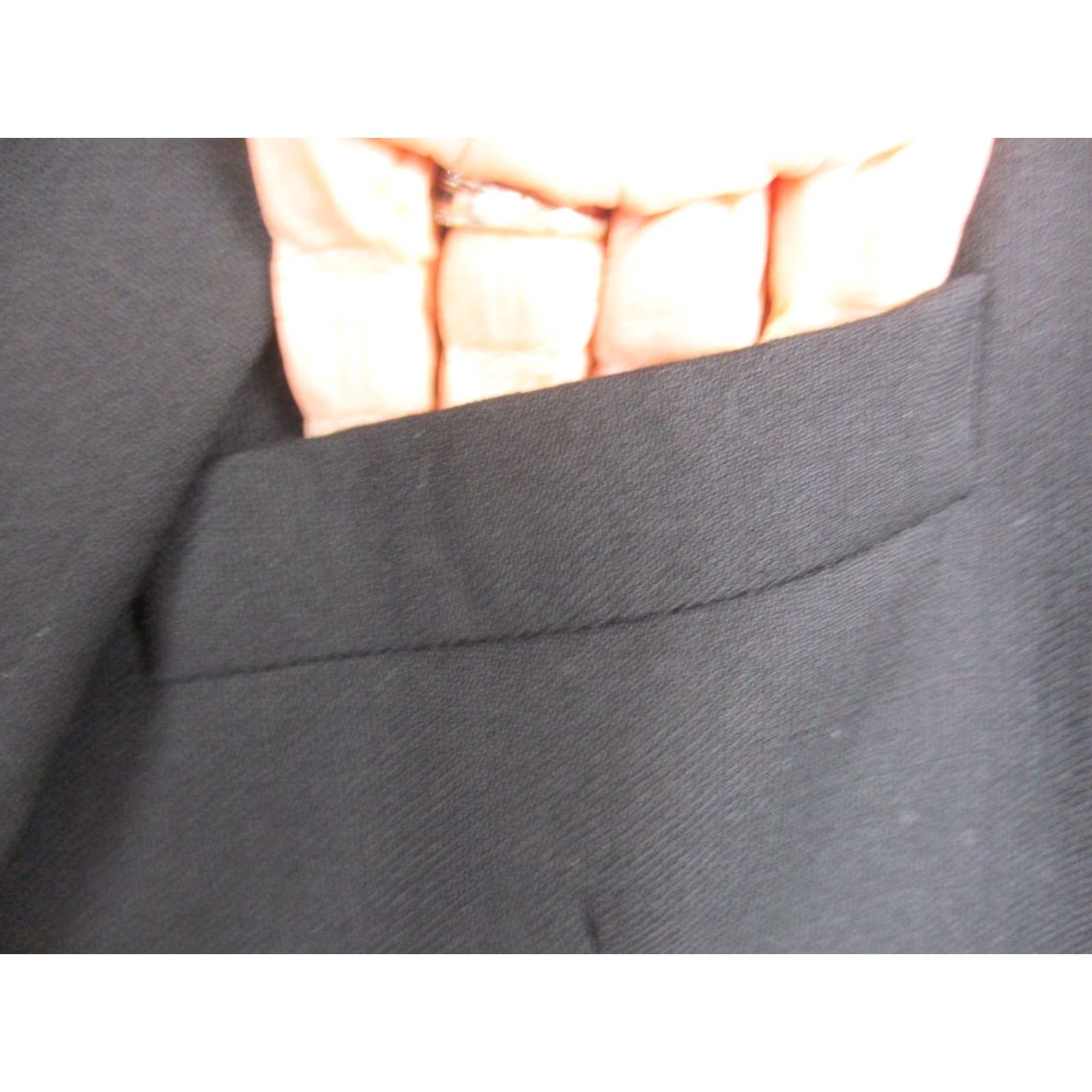 Ralph Lauren LAUREN RALPH LAUREN Wool Sport Jacket Blazer 46R Black Notch Lapel Men's Wool Tweed Sportcoat Vintage? Size 46R - 2 Thumbnail