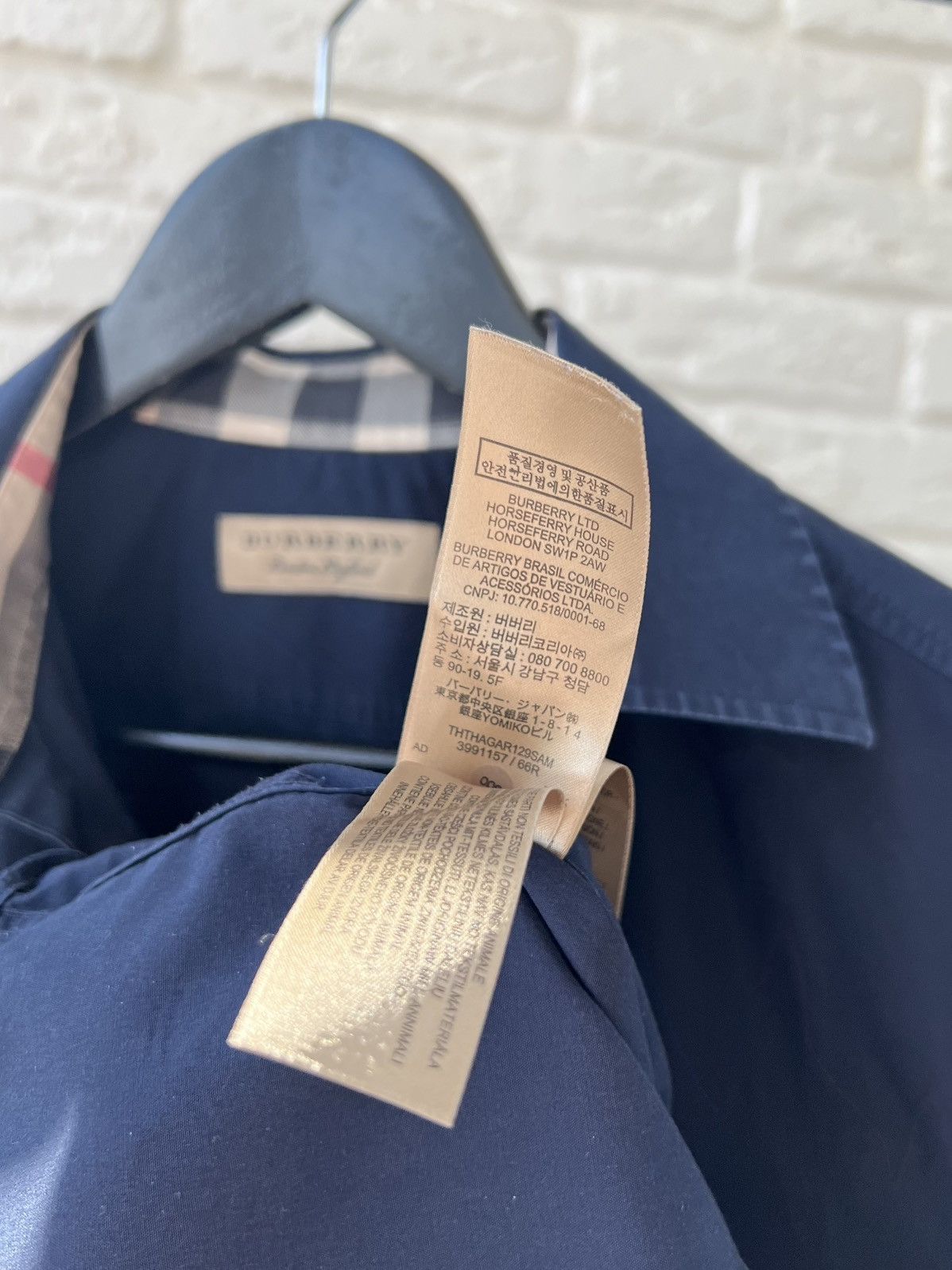Burberry Burberry London Blue Checked Button Up Shirt Size US XS / EU 42 / 0 - 7 Thumbnail