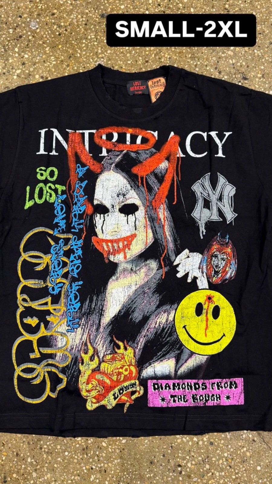 Lost Enterprises Black Front Page Tee Size US M / EU 48-50 / 2 - 1 Preview