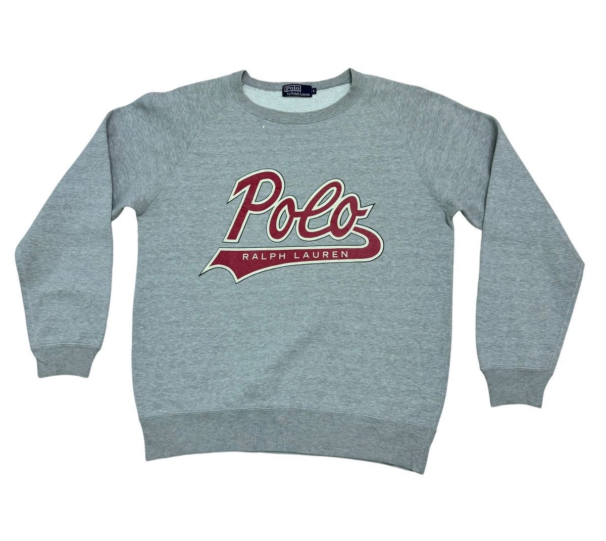 Polo Ralph Lauren × Ralph Lauren × Vintage Vintage Polo Ralph Lauren Spell Out Sweatshirts Size US L / EU 52-54 / 3 - 1 Thumbnail