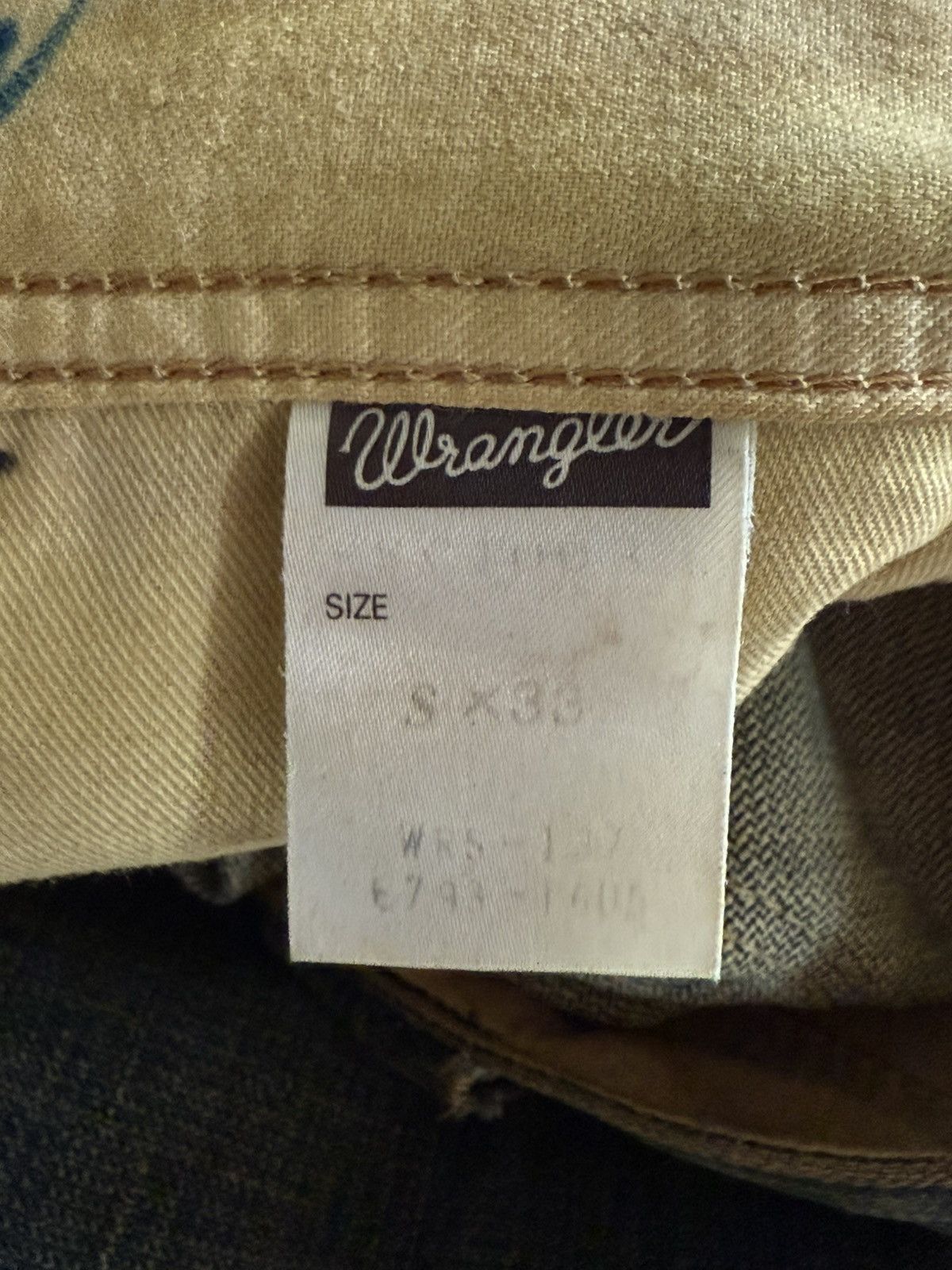 Le Grande Bleu (L.G.B.) Vintage Wrangler Gun Pocket Mud Wash Jeans Size US 30 / EU 46 - 21 Thumbnail