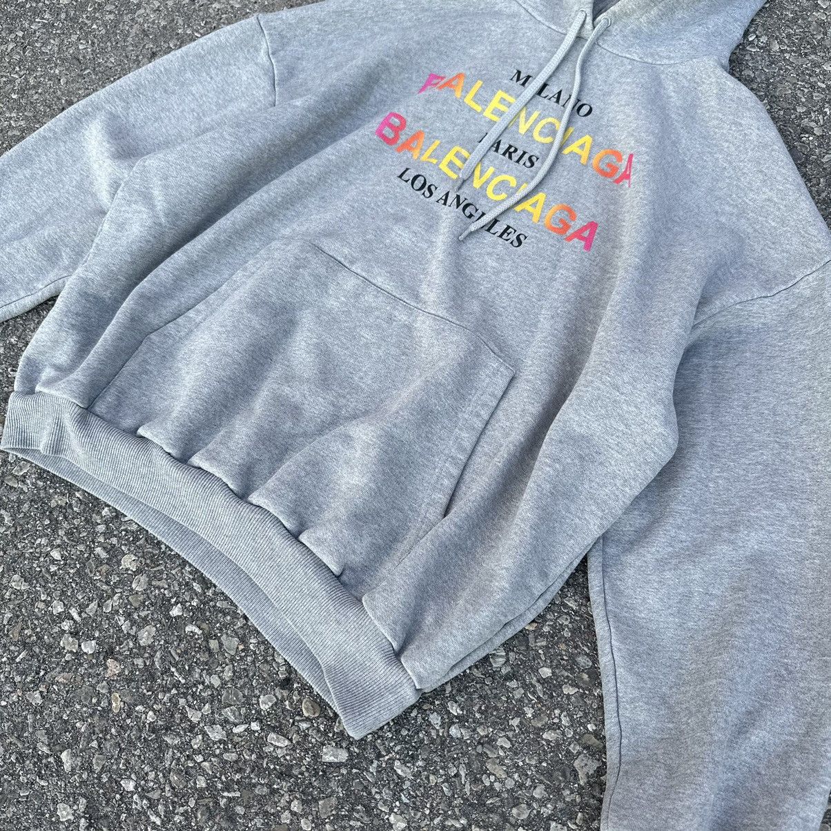 Balenciaga Balenciaga Big Logo Millano Paris Hoodie Size US XL / EU 56 / 4 - 2 Thumbnail