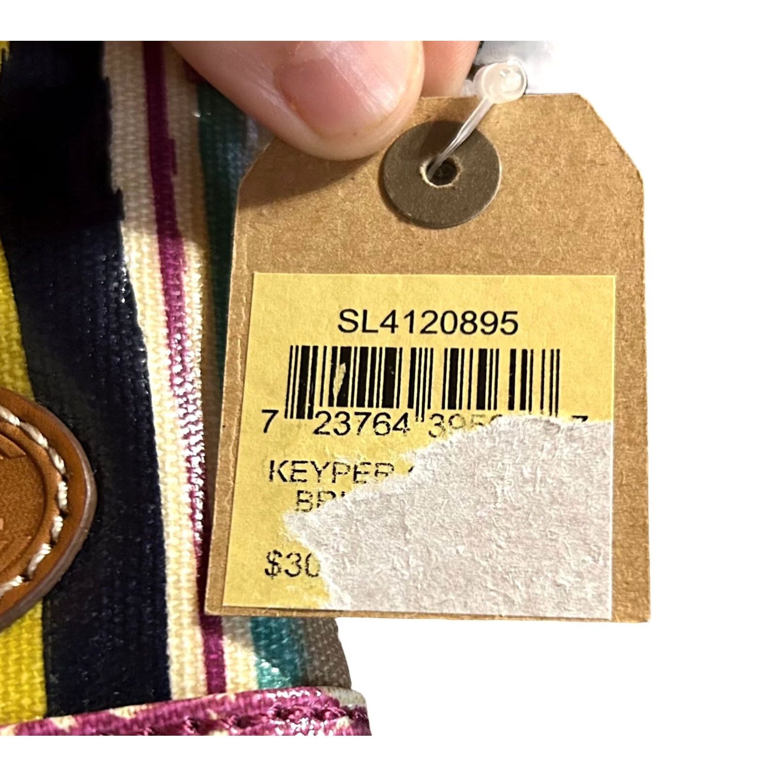 Fossil Fossil Birds Purple Striped Wristlet Wallet NWT Women Small Coin Purse Purse Credit Card 4in x 6in Wristlet Wallet Women Size ONE SIZE - 7 Thumbnail
