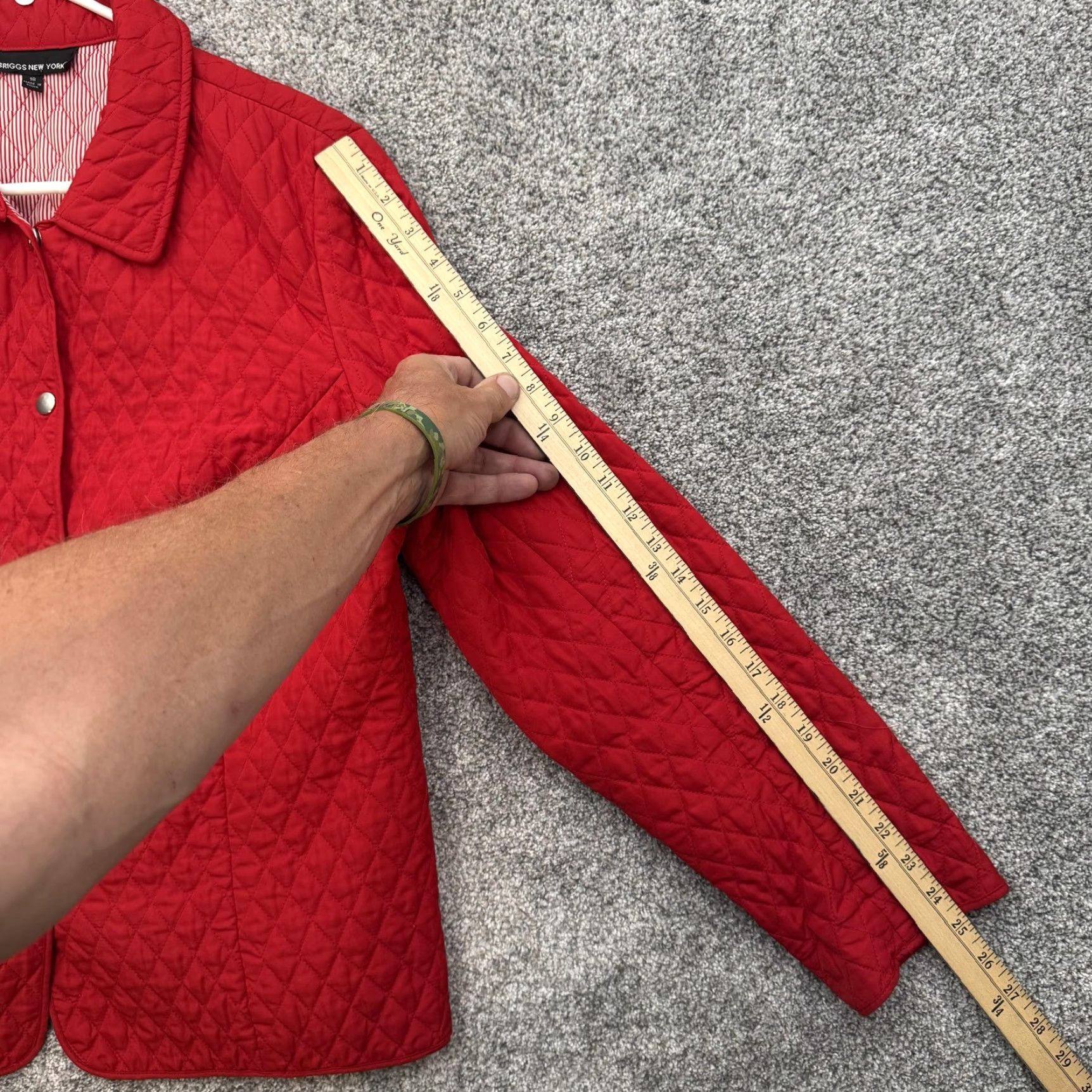 Vintage Briggs New York Jacket Womens 18 Quilted Snap Front Lined 44 Chest Preppy Size XXL / US 16-18 / IT 52-54 - 4 Thumbnail