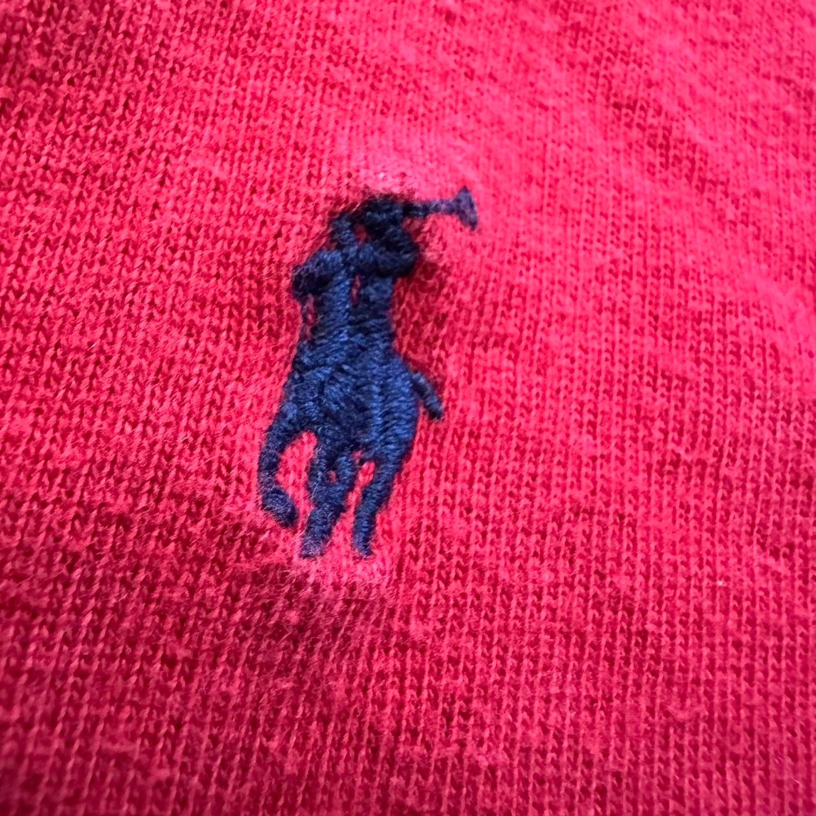 Polo Ralph Lauren Polo Ralph Lauren Henley Hoodie Red size S / KIDS LARGE Size US S / EU 44-46 / 1 - 3 Thumbnail