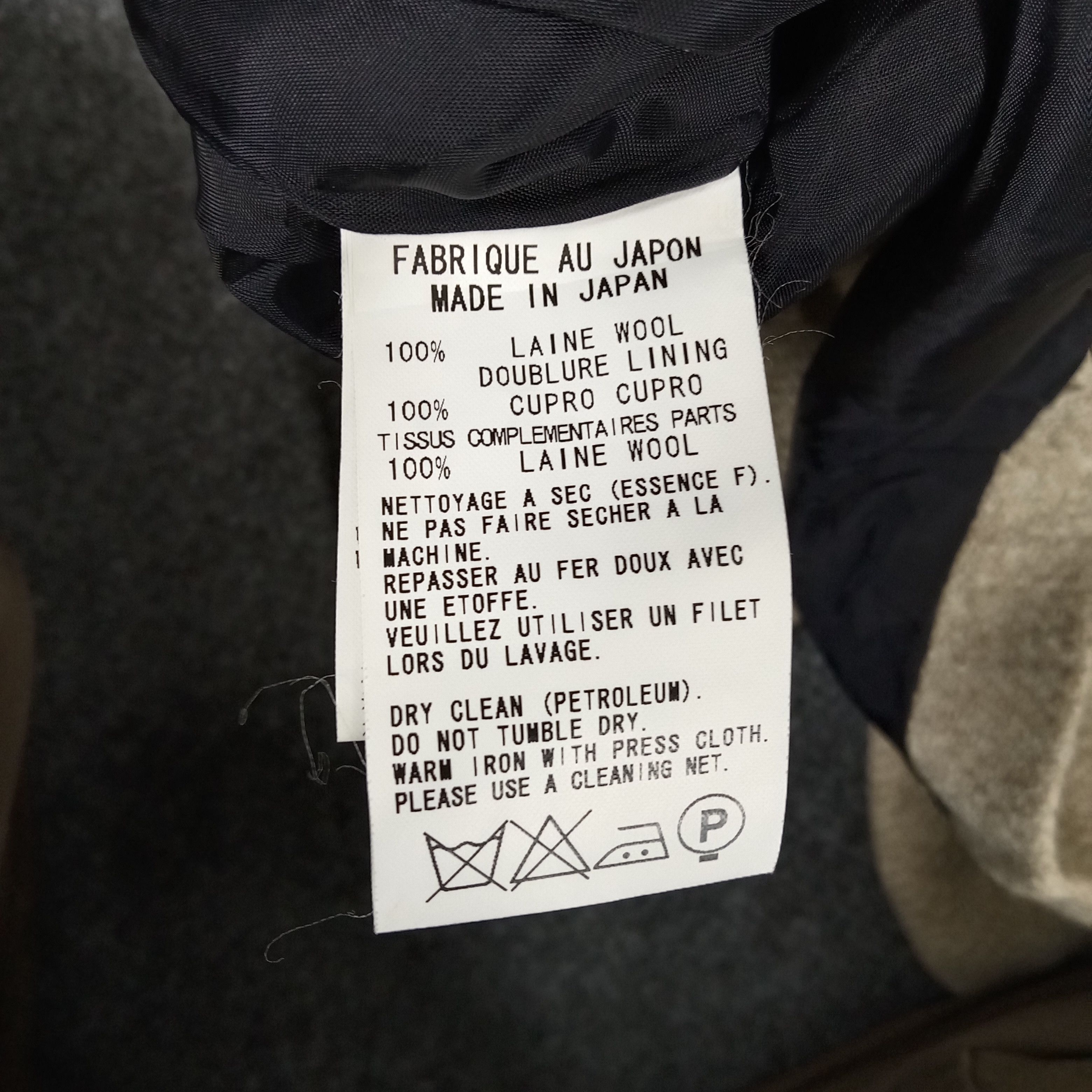 Vintage × Y's × Yohji Yamamoto Y's by Yohji Yamamoto Japanese Designer Blazer Size 38S - 8 Thumbnail