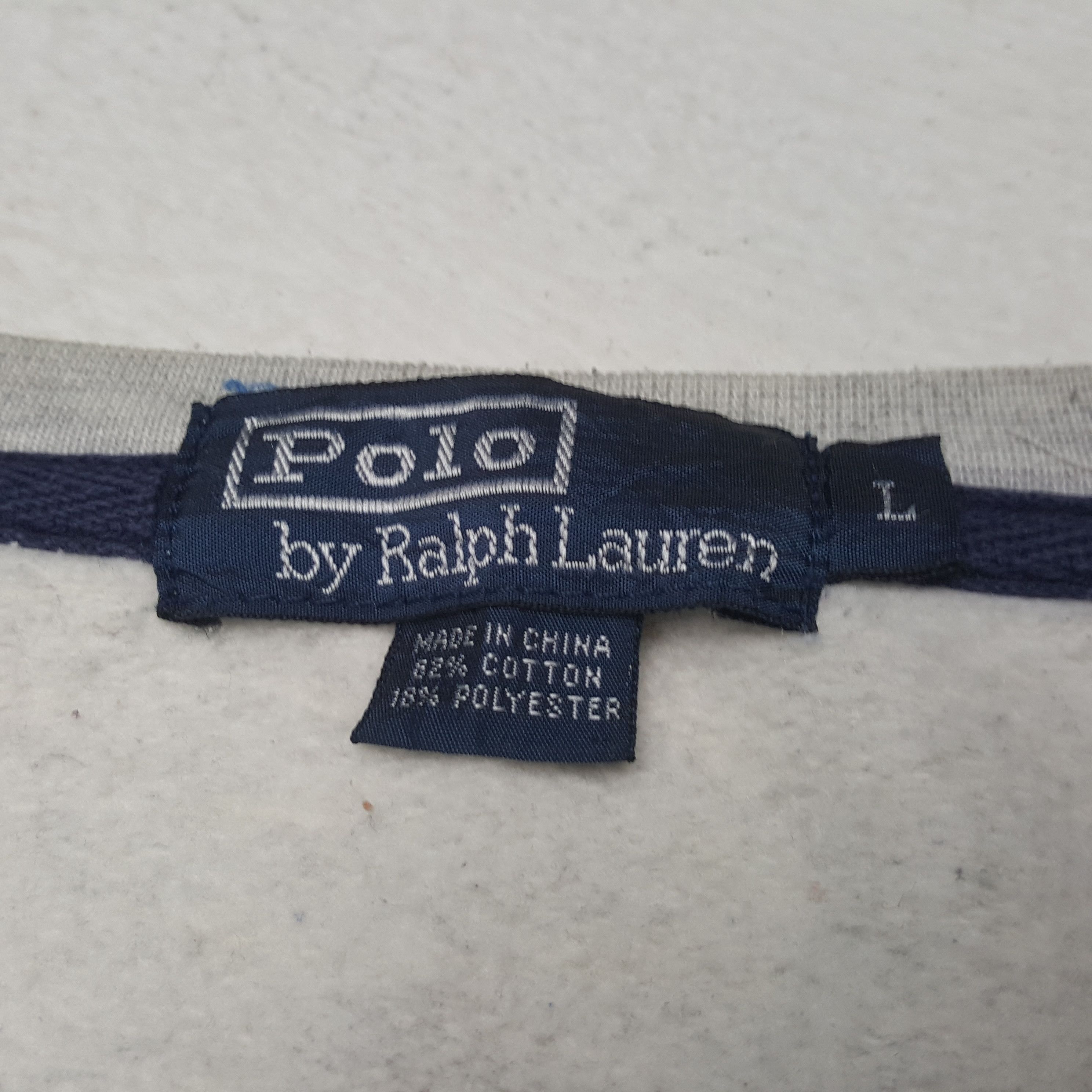 Polo Ralph Lauren × Vintage Vintage Polo By Ralph Lauren Fashion Brand SweatshirtC295N19 Size US L / EU 52-54 / 3 - 4 Thumbnail