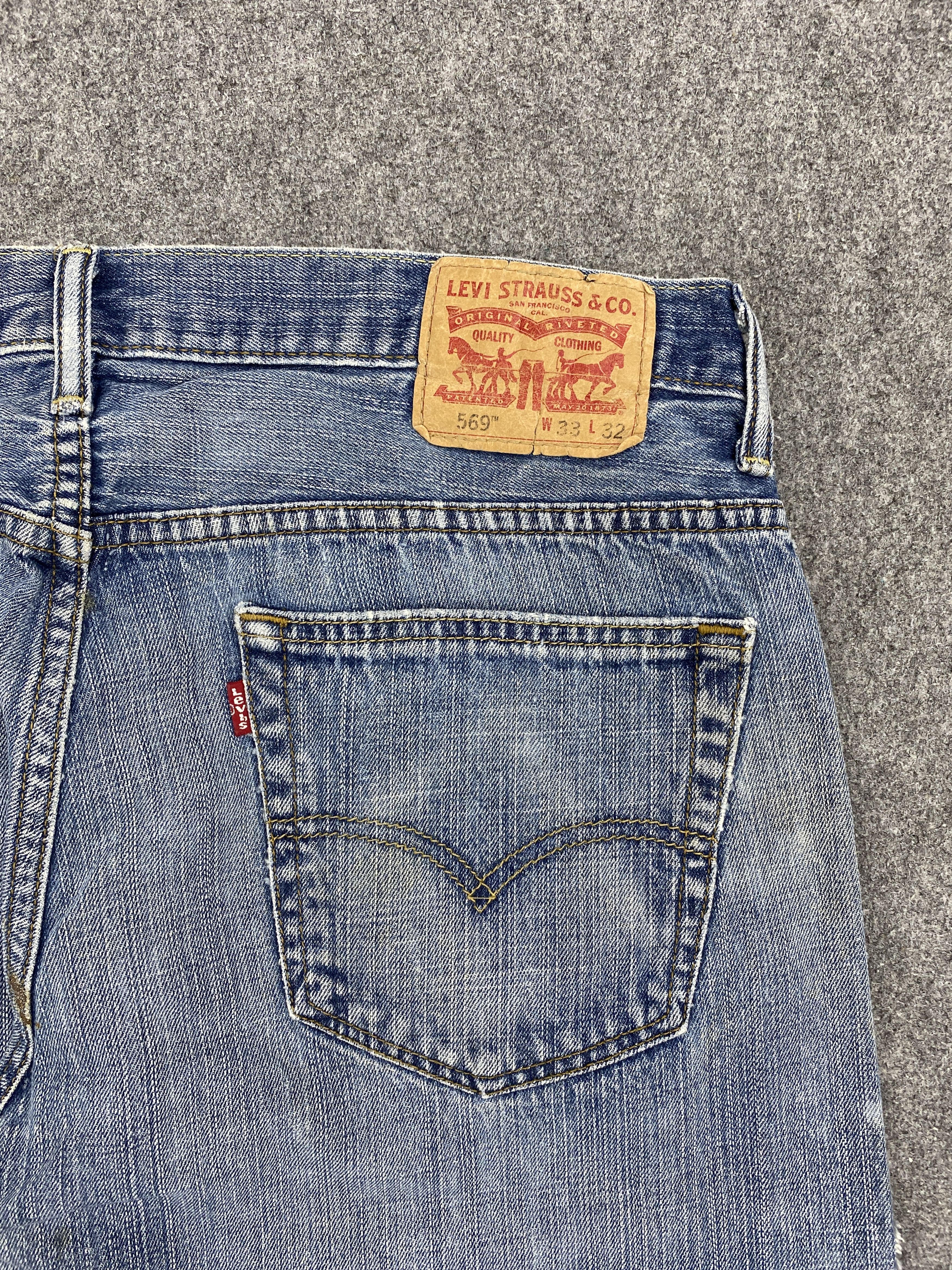 Levi's × Vintage Faded Blue Vintage Levis 569 Jeans Size US 28 / EU 44 - 16 Thumbnail