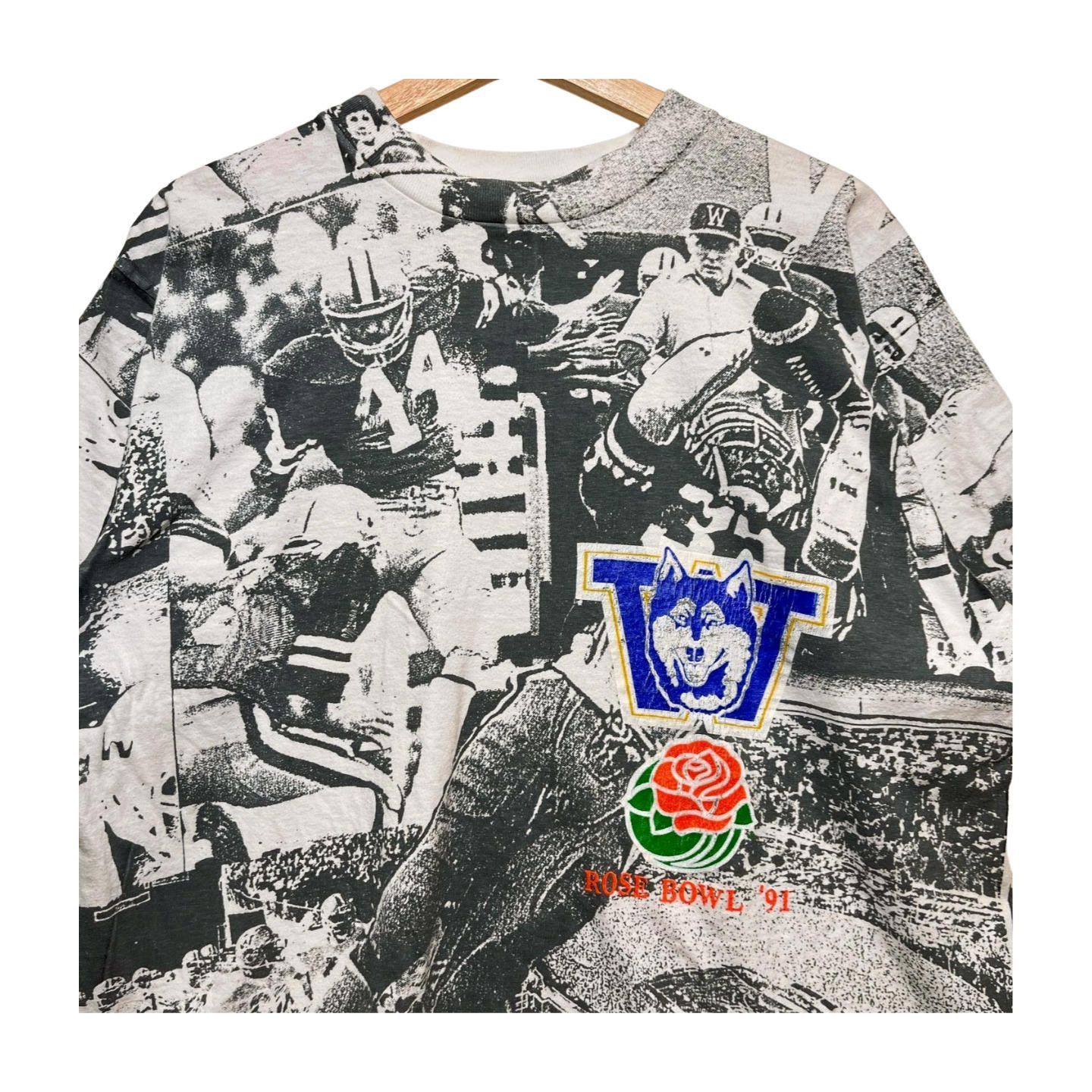 Champion × Vintage Vintage 91 Champion Washington Huskies T-shirt XL Size US XL / EU 56 / 4 - 2 Thumbnail