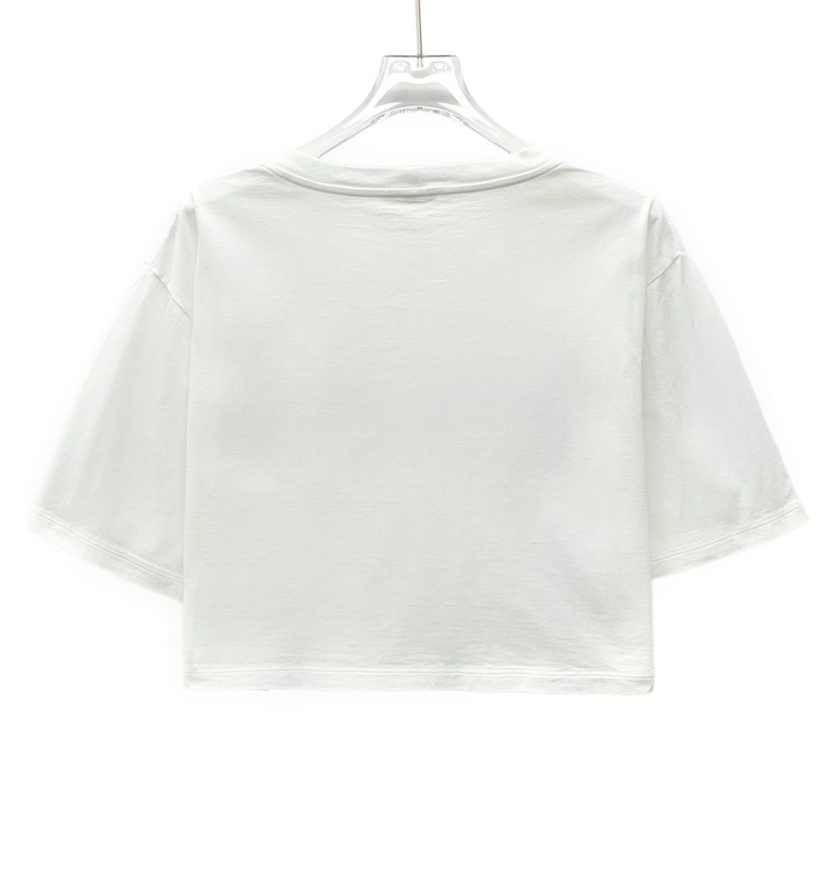 Celine Celine White Letter Printed Short Sleeve T-shirt K26WX Size M / US 6-8 / IT 42-44 - 2 Thumbnail