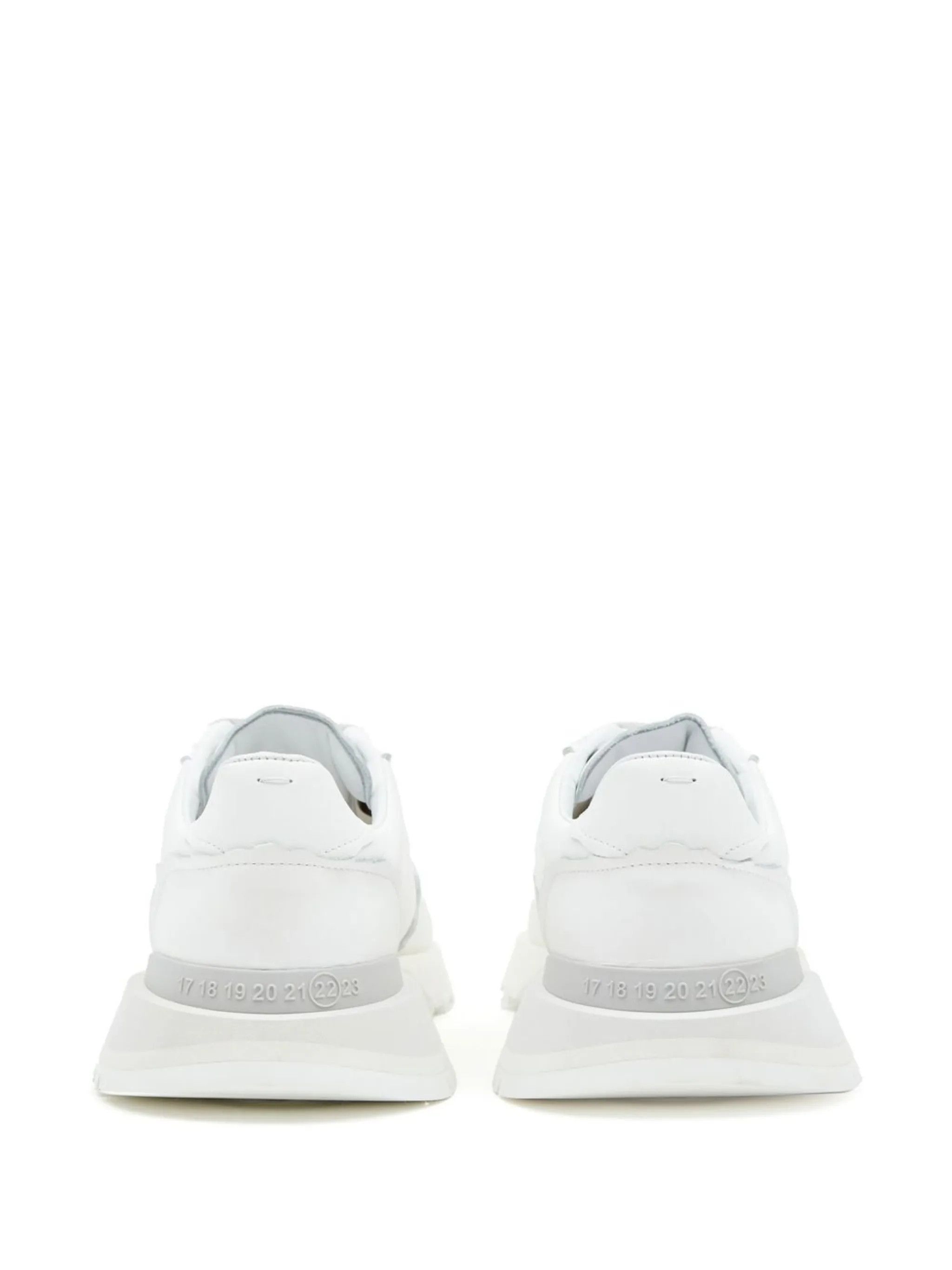 Maison Margiela oc11z0325 Seam-Detail Low-Top Sneakers in White Size US 9 / IT 39 - 3 Thumbnail