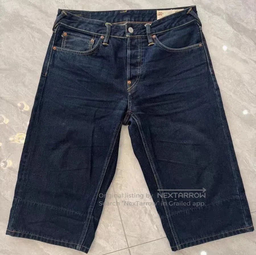 Evisu Evisu Floral Large M Denim Shorts. Size US 30 / EU 46 - 5 Thumbnail