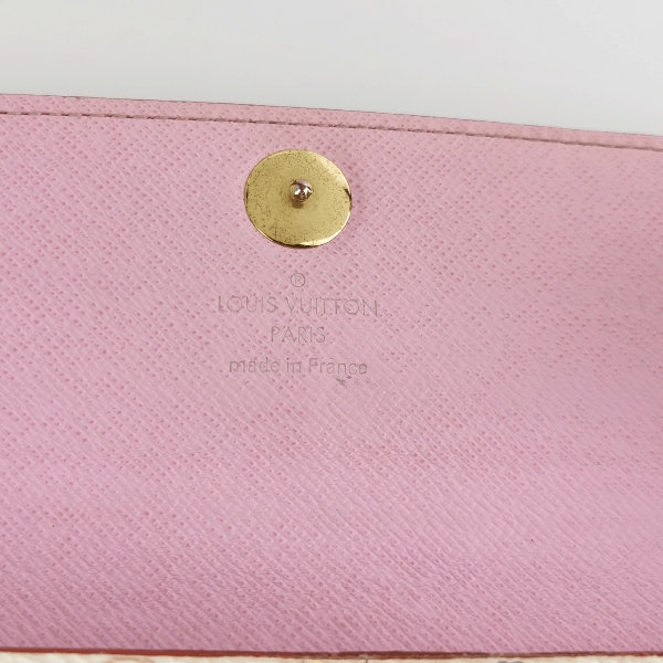 Louis Vuitton Louis Vuitton (LV) Cowhide White Tricolor Long Wallet -y250 Size ONE SIZE - 2 Thumbnail
