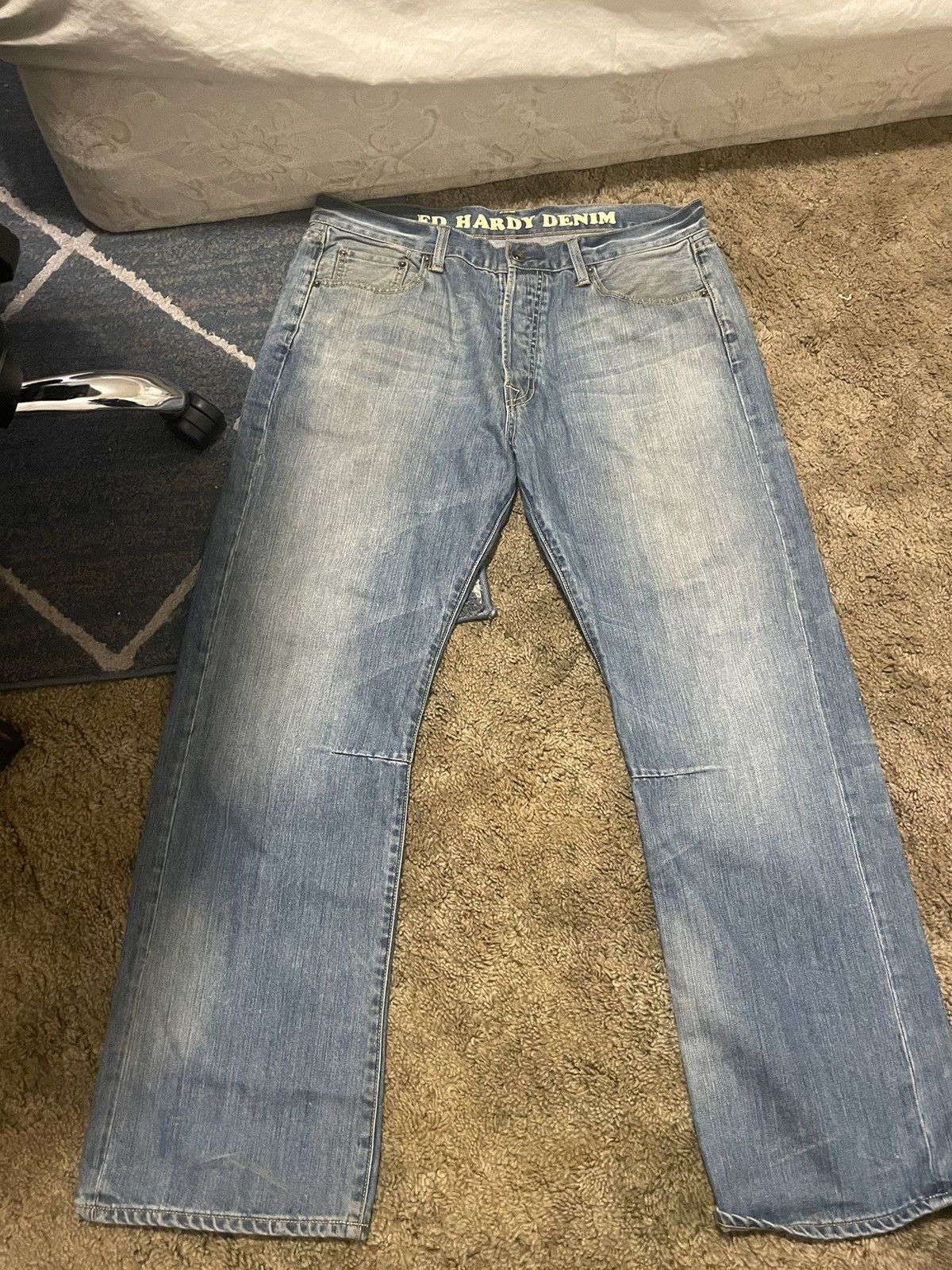 Ed Hardy Ed Hardy Japanese denim jeans Size US 36 / EU 52 - 2 Thumbnail