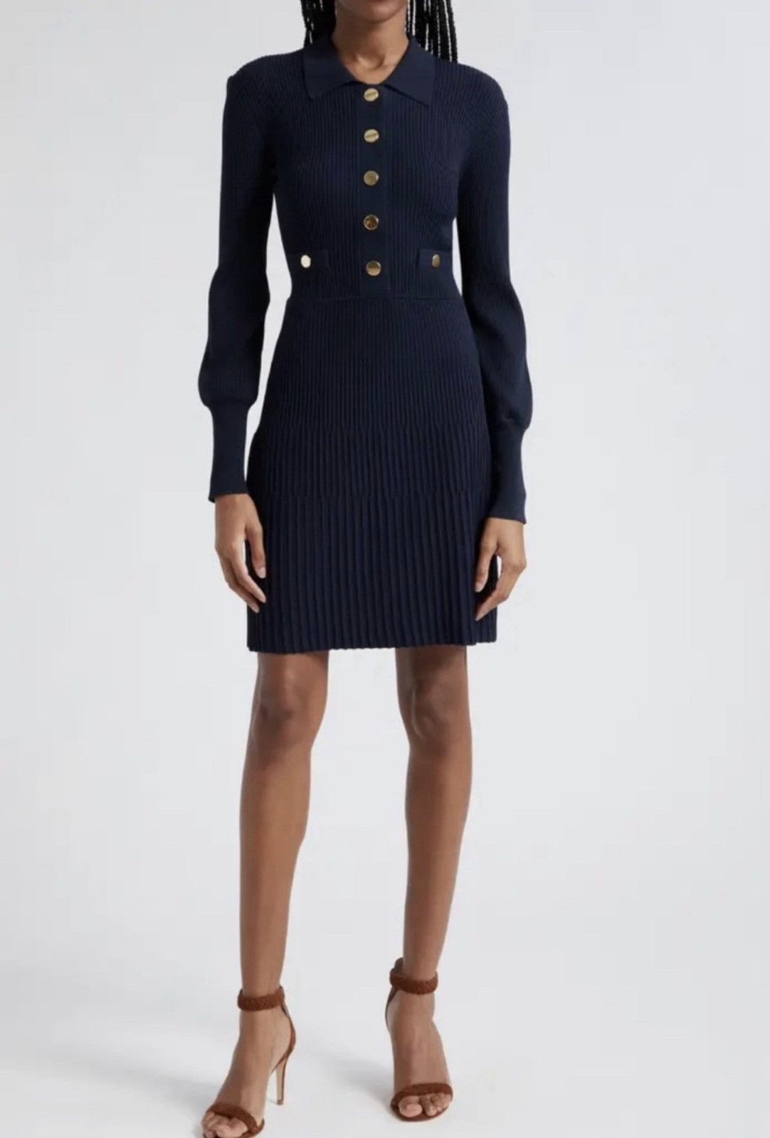 Veronica Beard Veronica Beard Long Sleeve Knit Dress size XS Size XS / US 0-2 / IT 36-38 - 2 Thumbnail