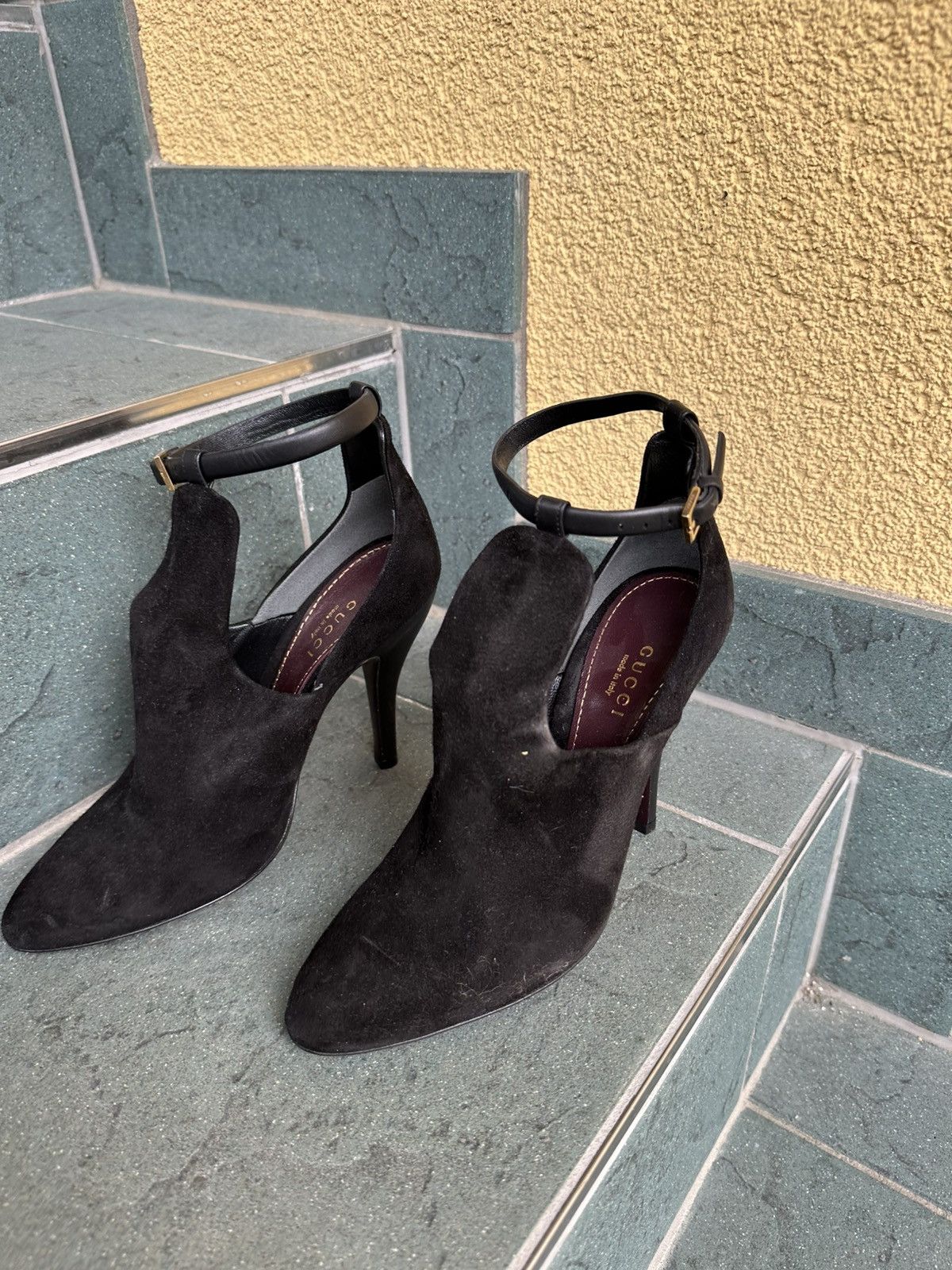 Gucci Gucci Heels Pumps Black Vintage Rare Luxury Shoes 36 US-5,5 Size US 5.5 / IT 35.5 - 7 Thumbnail