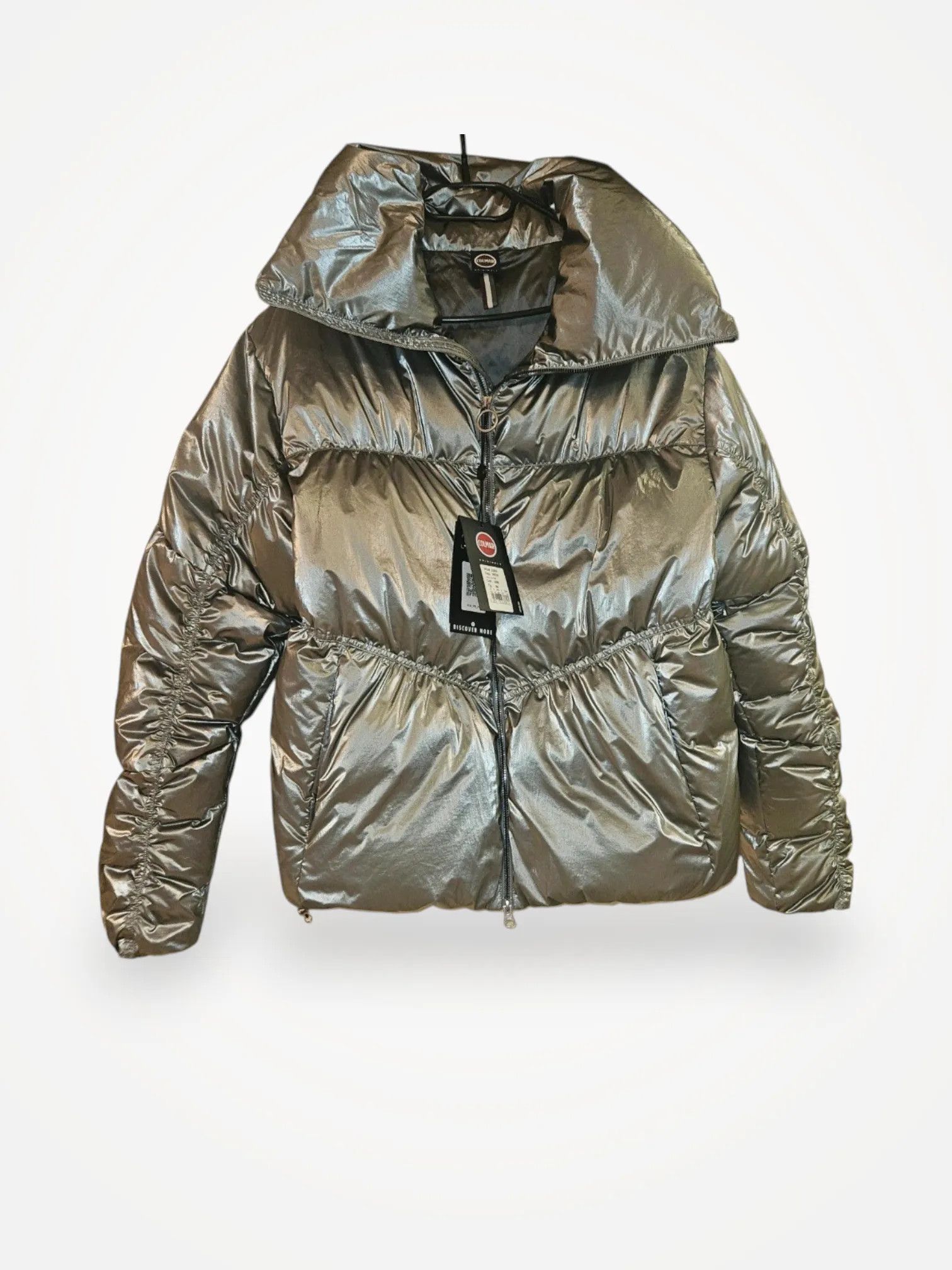 Colmar Colmar Silver dark steel Down Jacket Size M / US 6-8 / IT 42-44 - 1 Thumbnail