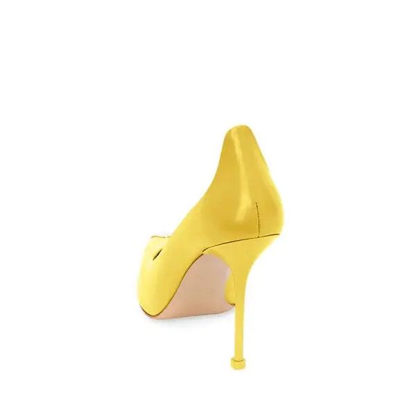 Alexander McQueen o1y0325 Pupms in Yellow Size US 7 / IT 37 - 5 Thumbnail
