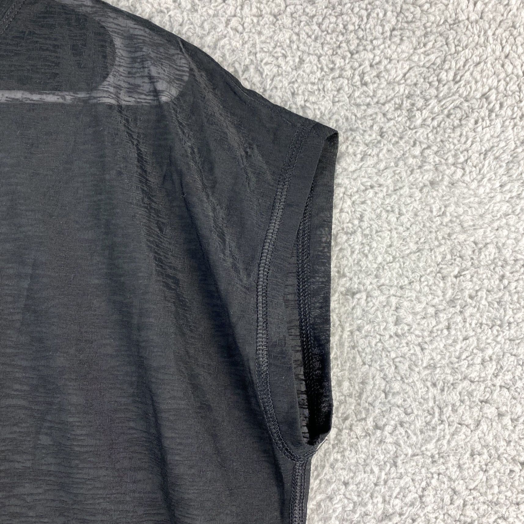 Reebok Reebok Shirt Women's Large Black Dri-Fit Running Short Sleeve Active 45-12 / Enduring Lightweight Breathable All Seasons Regular T-Shirt Pullover Size L / US 10 / IT 46 - 3 Thumbnail