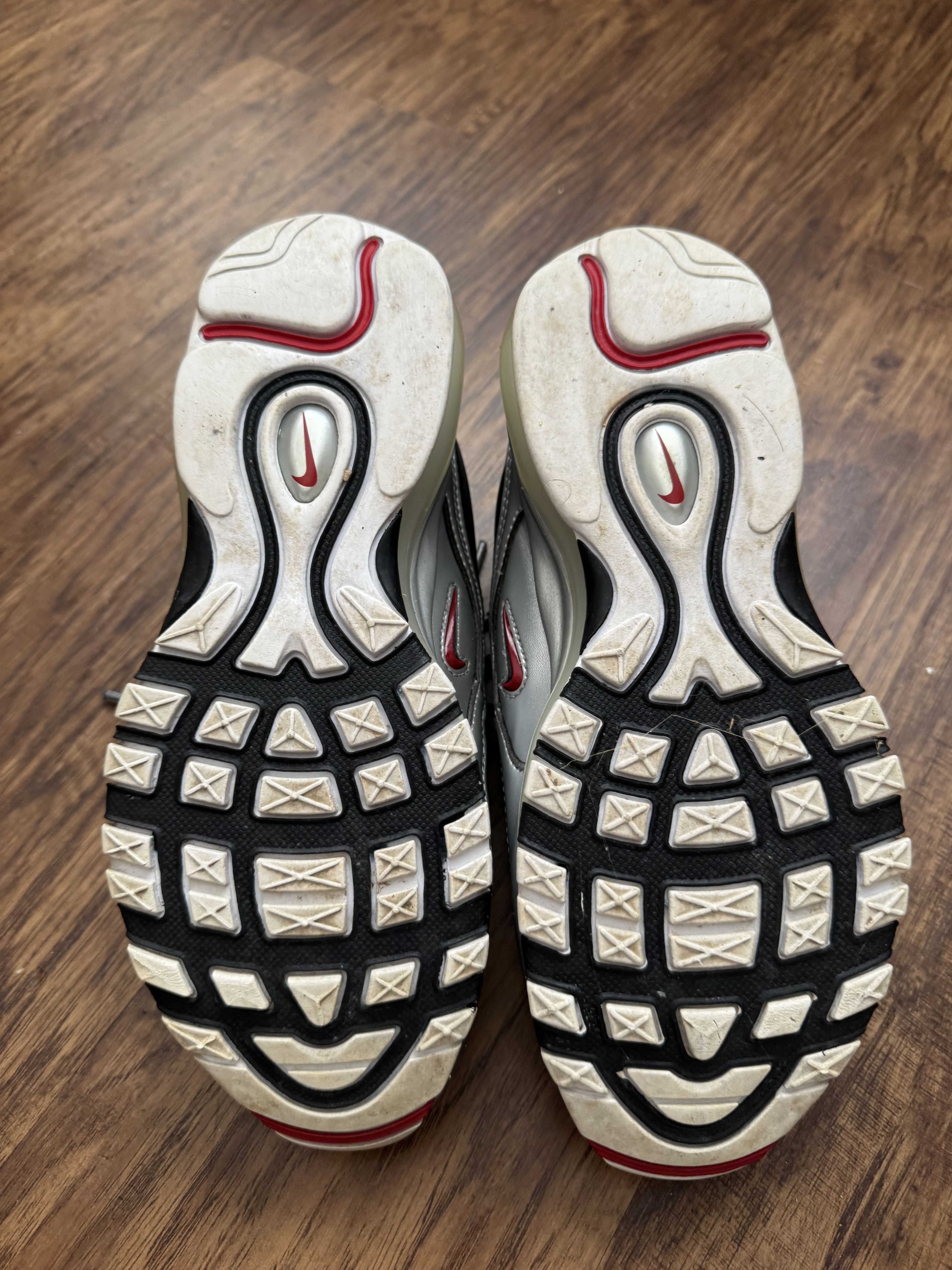 Nike Nike Air Max 97 QS Black/Silver/Red Size US 5 / EU 37 - 6 Thumbnail