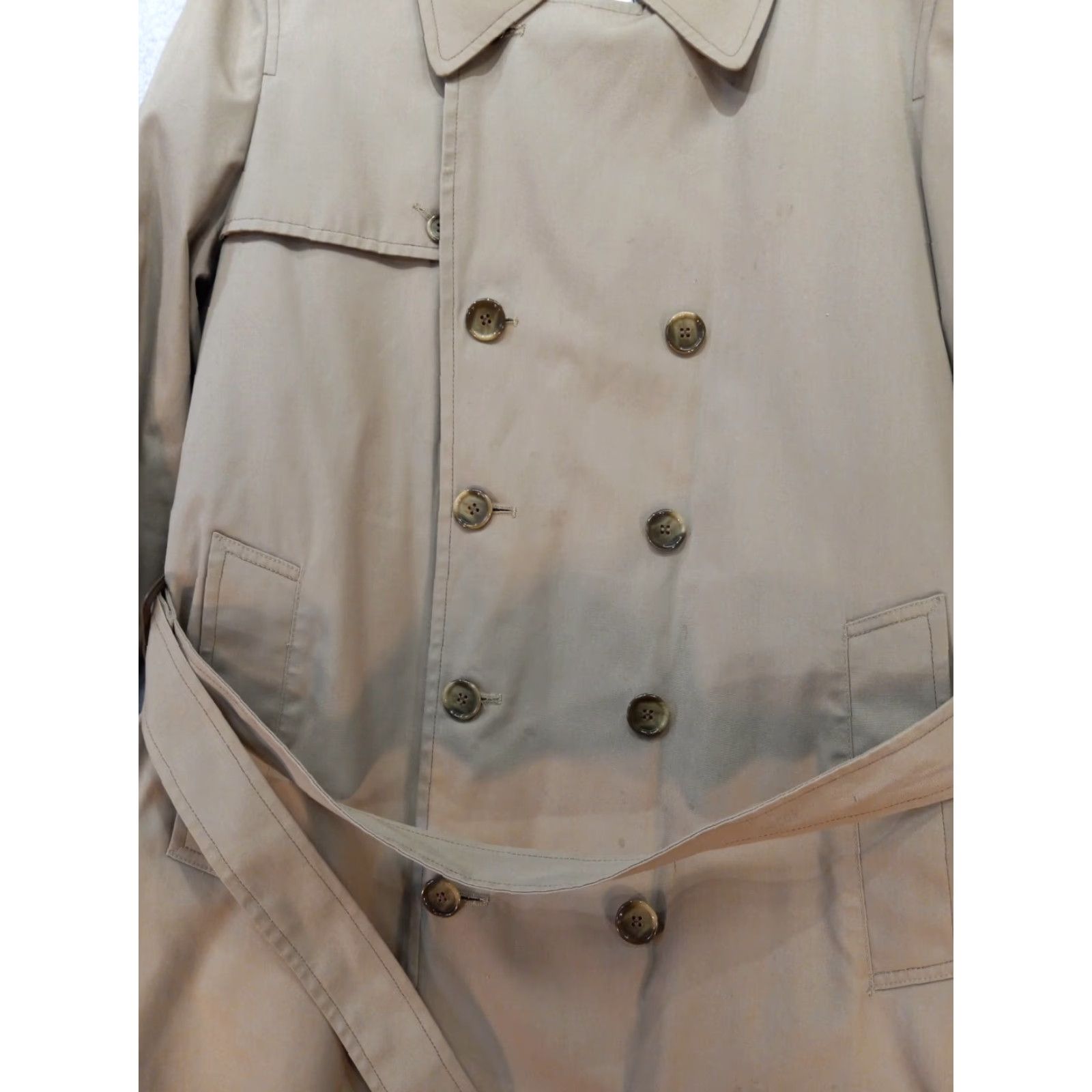 London Fog VINTAGE London Fog Men’s Trench Coat 40 Reg All-Weather Brown Zip Out Lining Mens Coat Size US XXS / EU 40 - 3 Thumbnail