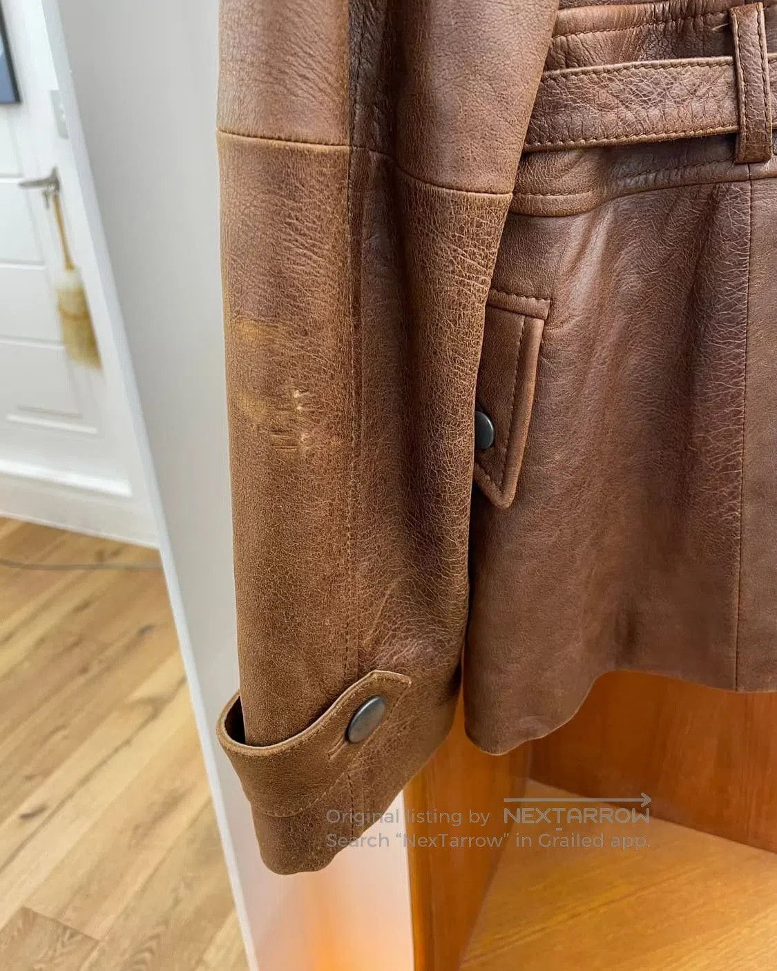 Max Mara Max Mara Vintage Leather Jacket. Size M / US 6-8 / IT 42-44 - 7 Thumbnail