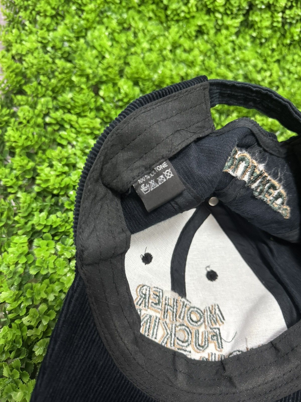 Dsquared2 Dsquared2 "Mother Fuckin Mountaineer" Corduroy Baseball Cap Size ONE SIZE - 4 Thumbnail