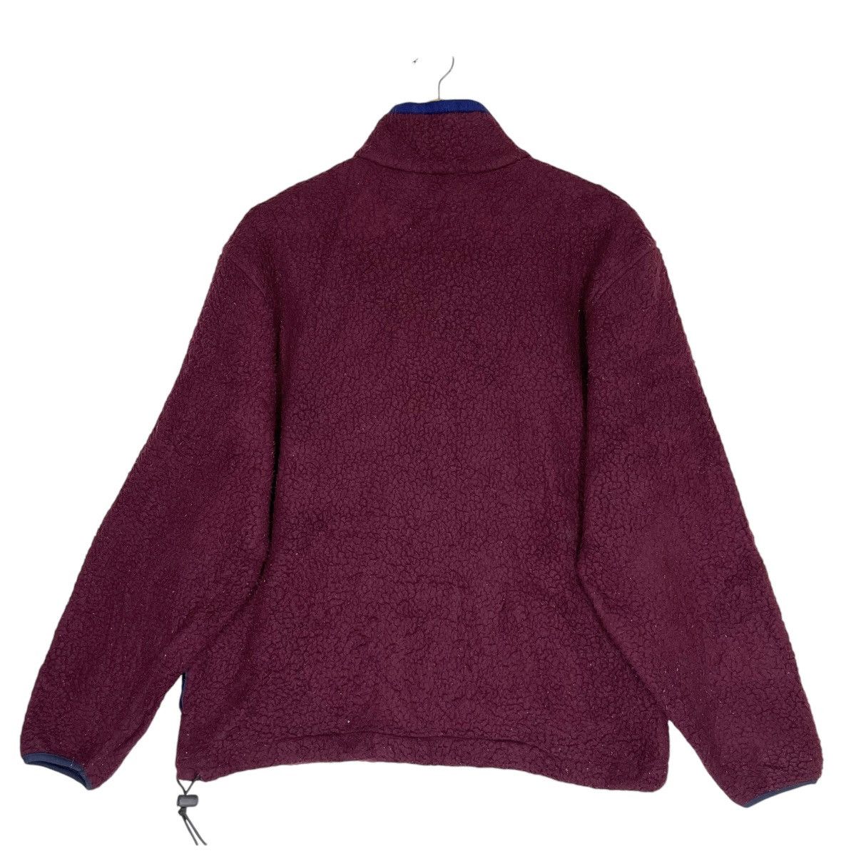 L.L. Bean × Vintage L.L.Bean Fleece Half Zip Sweater Maroon Size US M / EU 48-50 / 2 - 2 Thumbnail