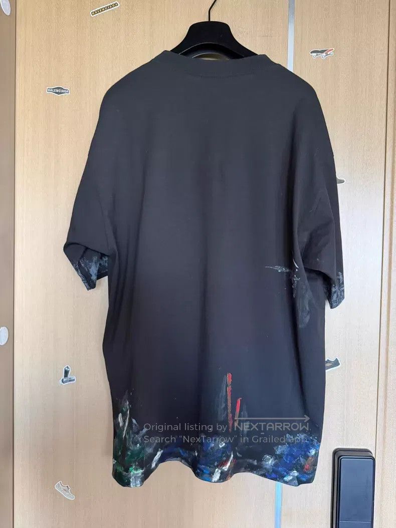 Balenciaga Balenciaga Single ring embroidery graffiti painted short s Size US S / EU 44-46 / 1 - 2 Thumbnail