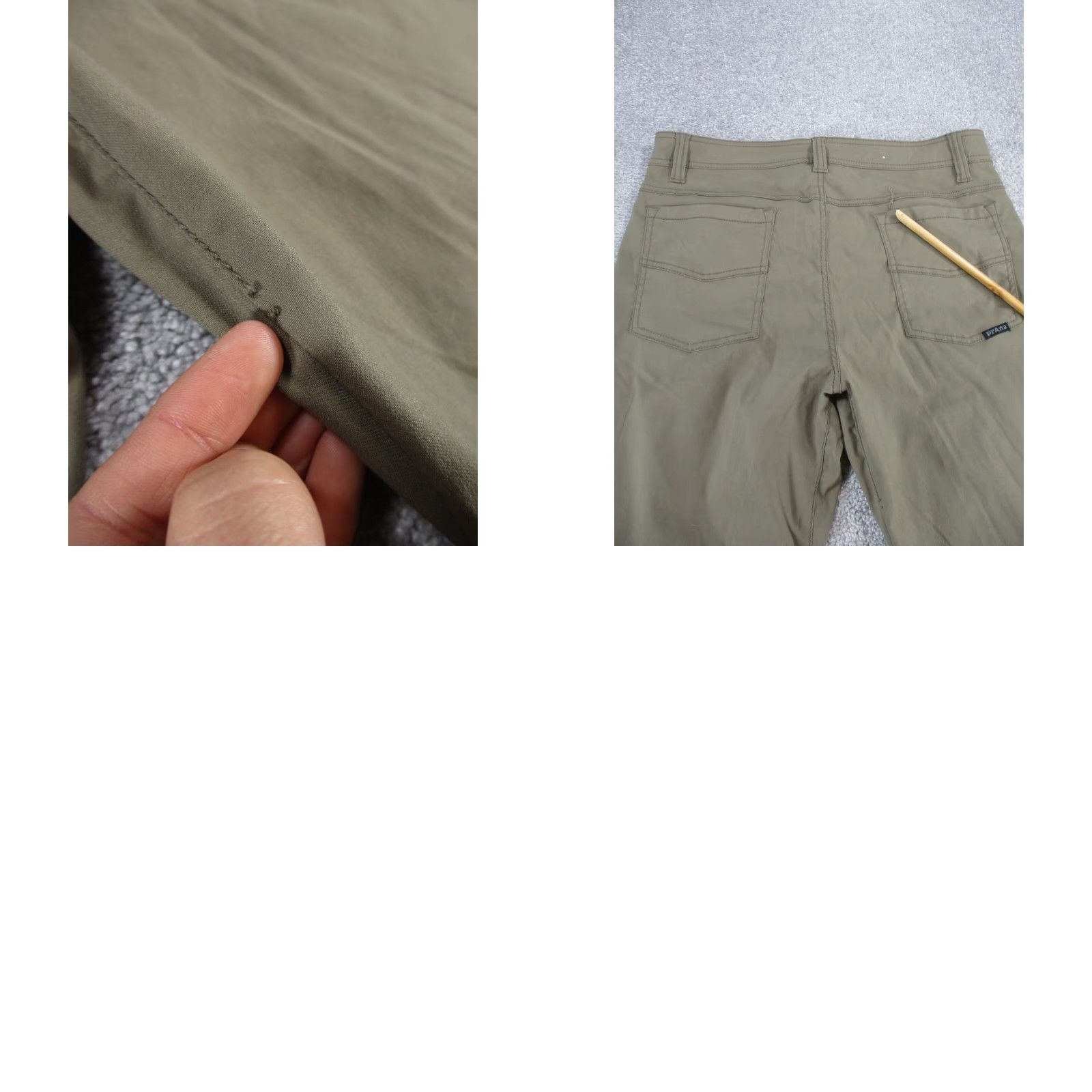 Prana Prana Pants Mens 32 Slim Fit 32X27 Brown Nylon Flat Front Knit Chino Logo Nature Sports 90s? (No, ensure no new info) Size US 32 / EU 48 - 9 Thumbnail