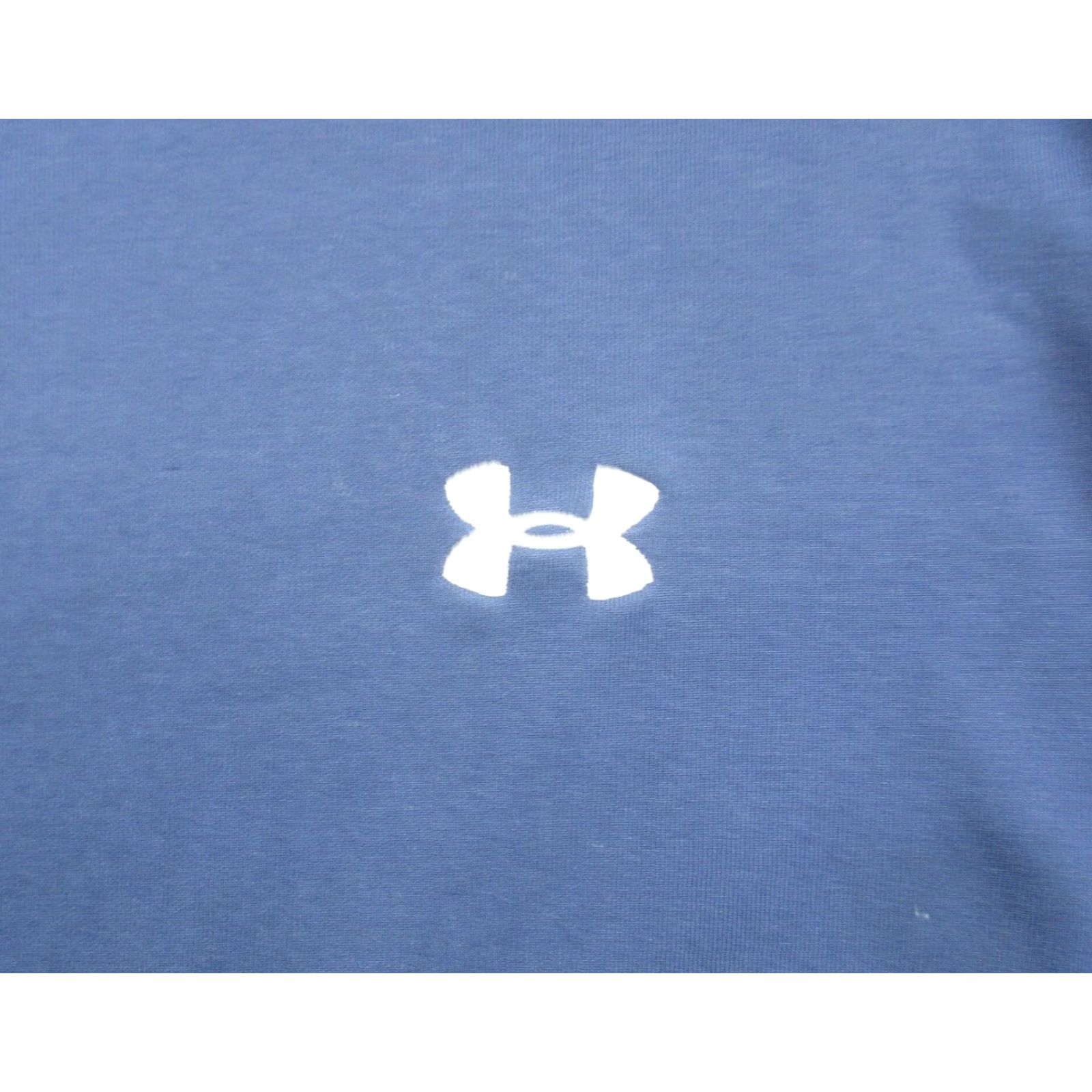 Under Armour Under Armour Polo Shirt L Mens Blue Short Sleeve Knit Breathable Logo Golf Classic Modern Fit Size US L / EU 52-54 / 3 - 2 Thumbnail