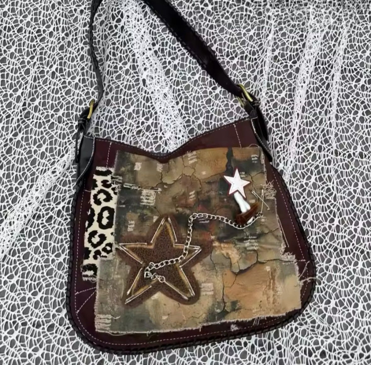 Japanese Brand Street Patchwork Large Capacity Female Handbag Size ONE SIZE - 2 Thumbnail