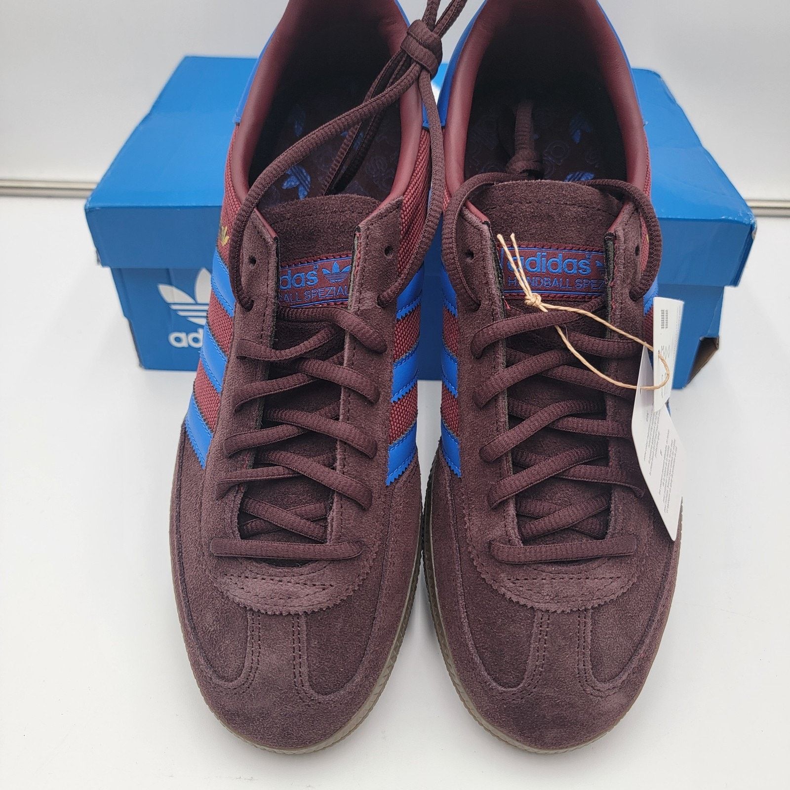 Adidas Adidas Handball Spezial Men Shoes Sz 9, Color: Burgundy/Blue Size US 9 / EU 42 - 4 Thumbnail