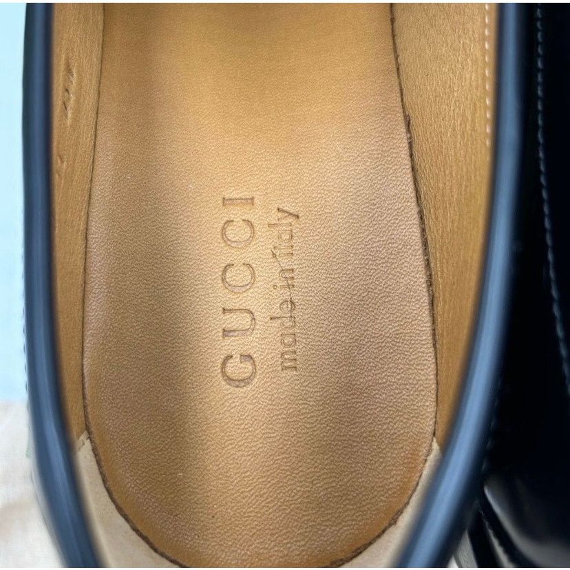 Gucci Gucci interlocking GG Leather loafers size 11 made in Italy Size US 11.5 / EU 44-45 - 11 Thumbnail